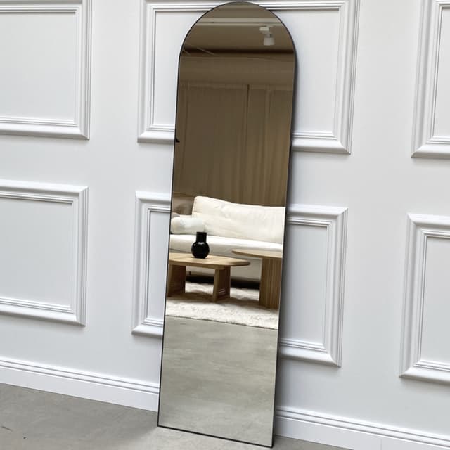 Arco Spiegel 40x140cm Schwarz