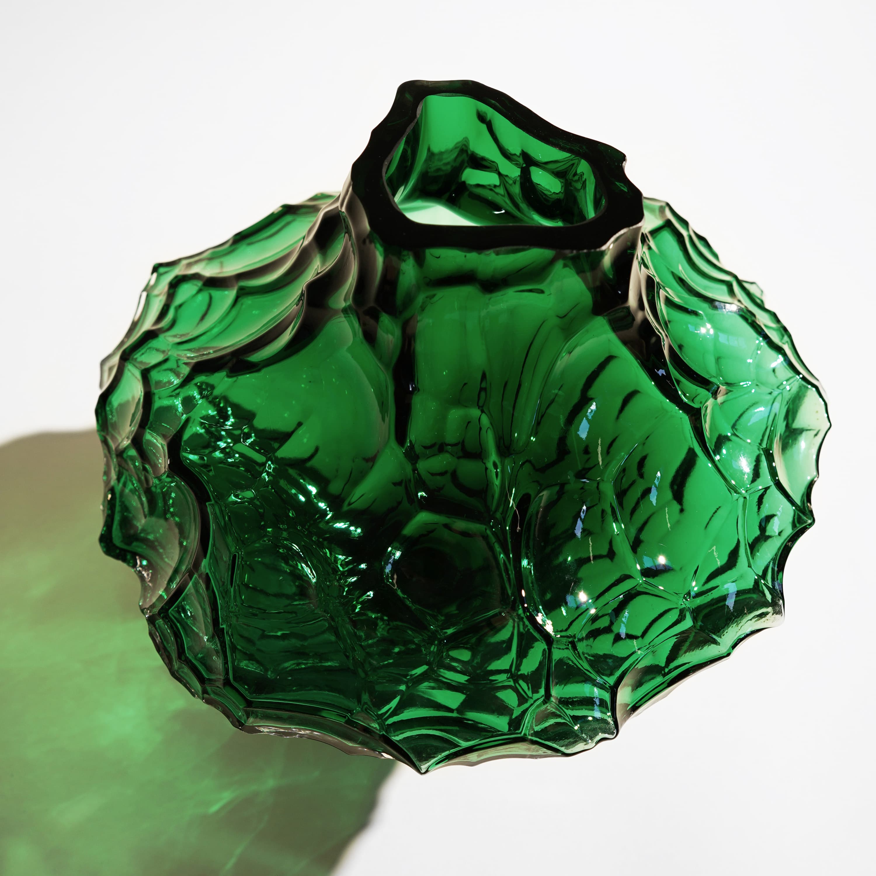 Canyon Vase Green Large