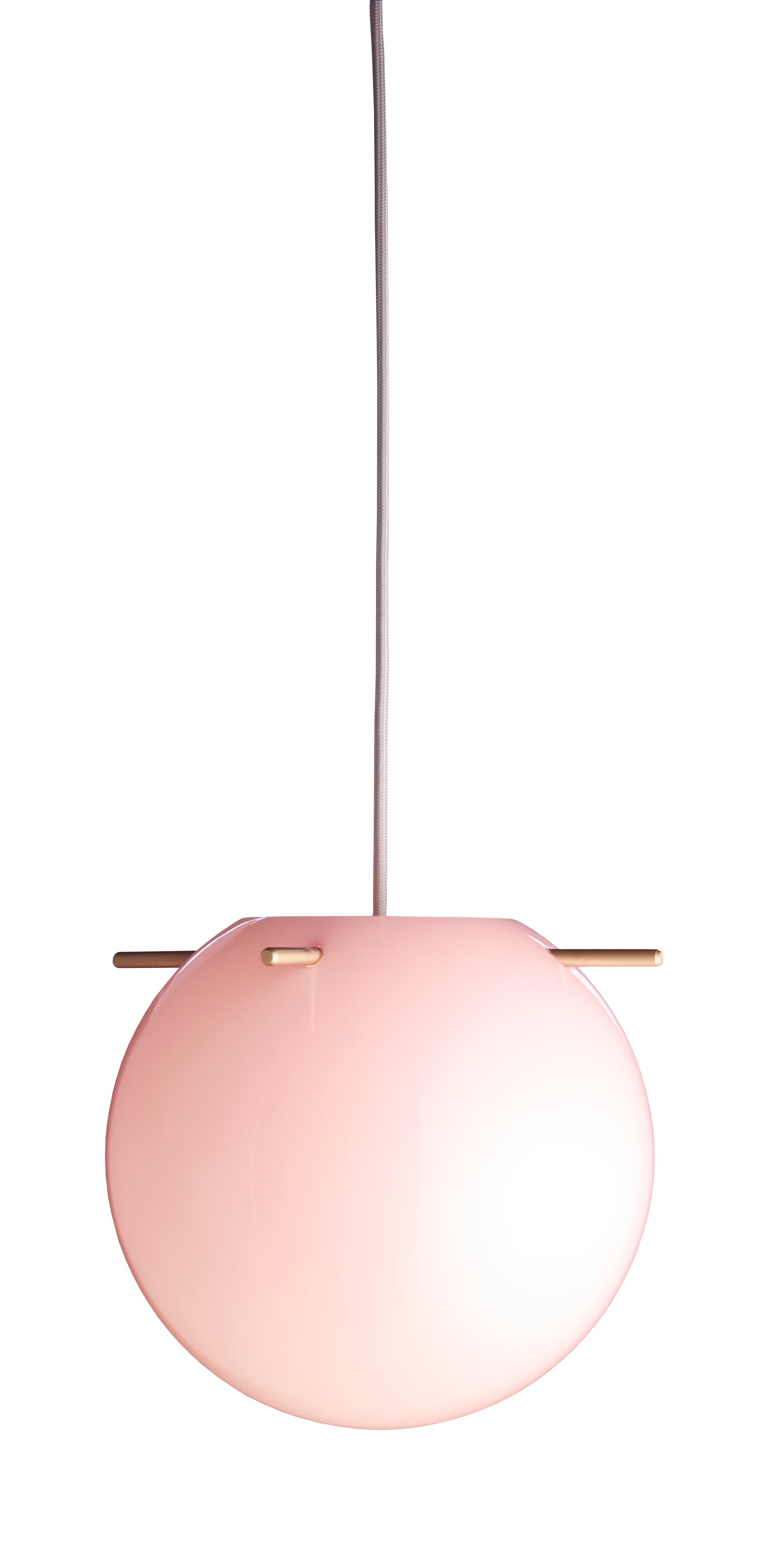 Koi Ceiling Light Opal Rose/Brass Ø32