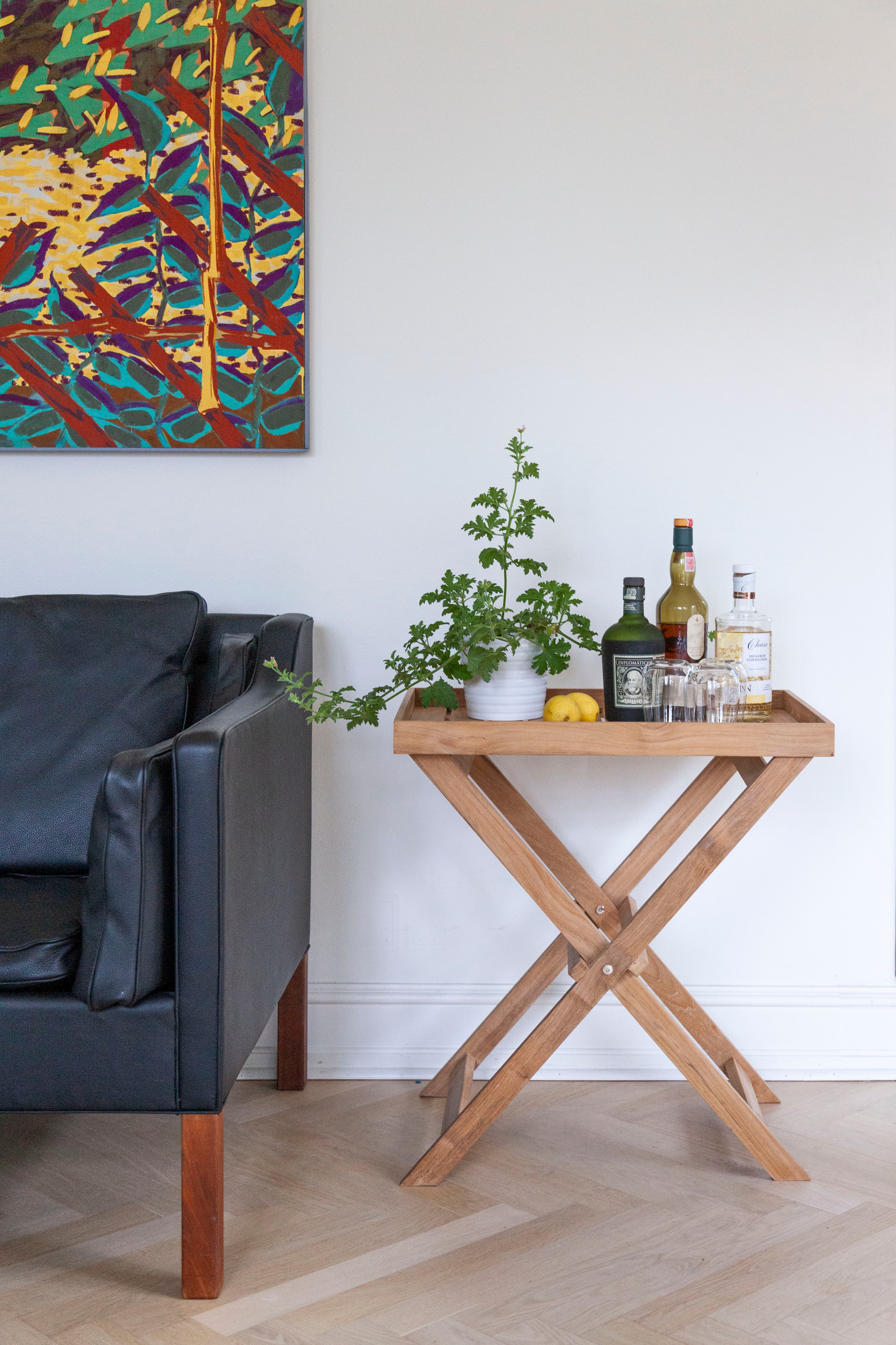 Tracy Tray Balcony Table Teak