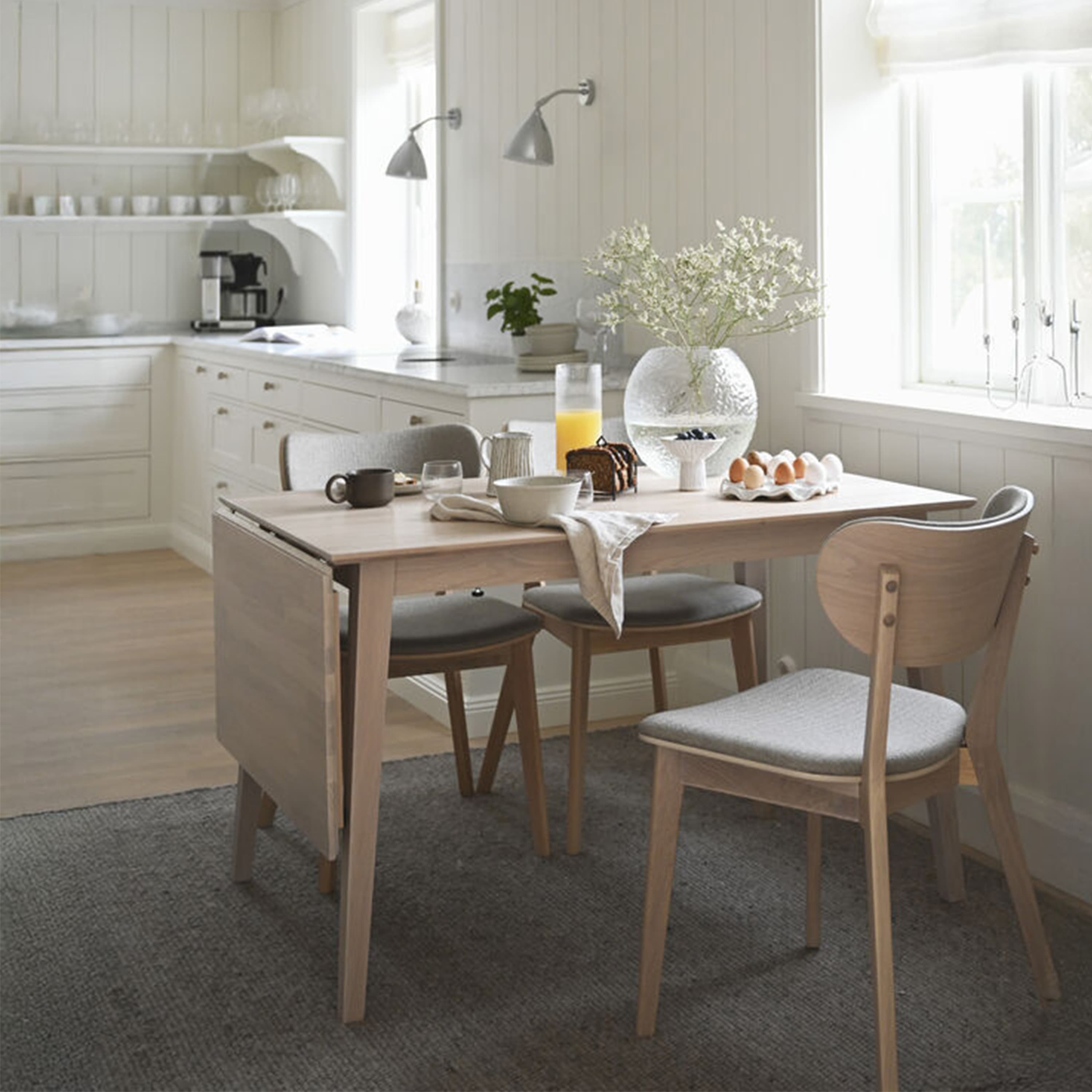 Filippa Folding Table White-pigmented 120cm