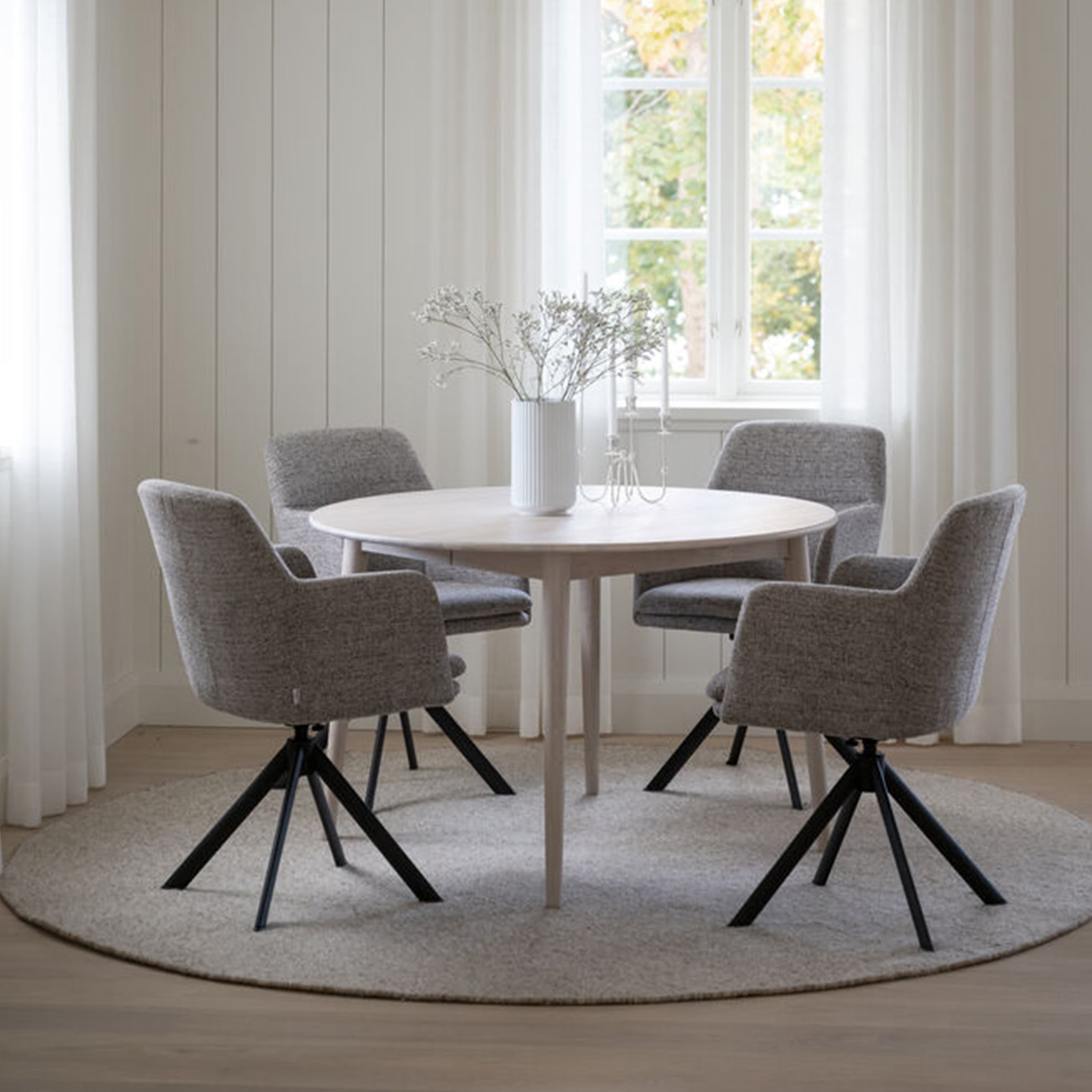 Gladstone Dining Armchair Dark Beige/Black