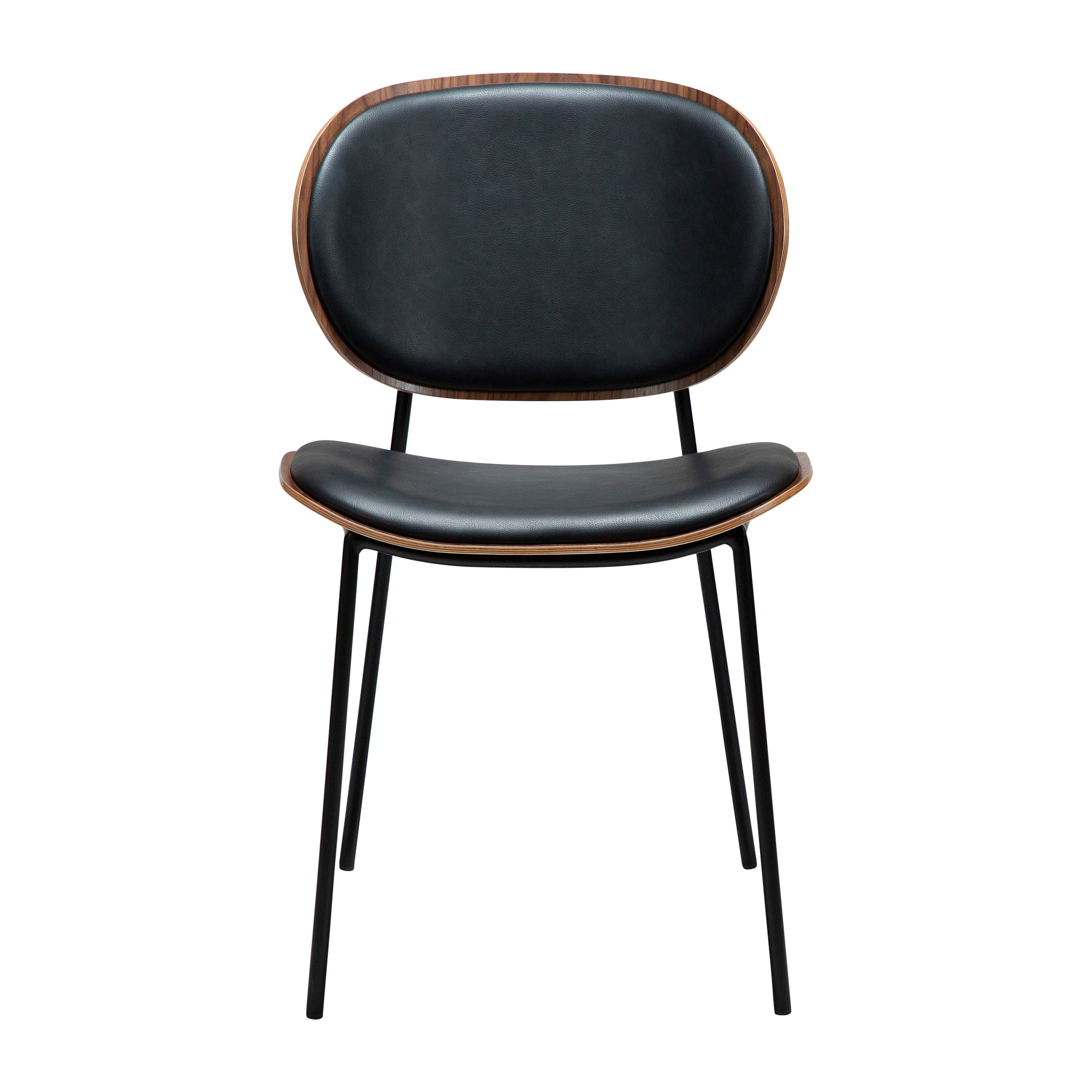Clementina Matstol Black/Walnut
