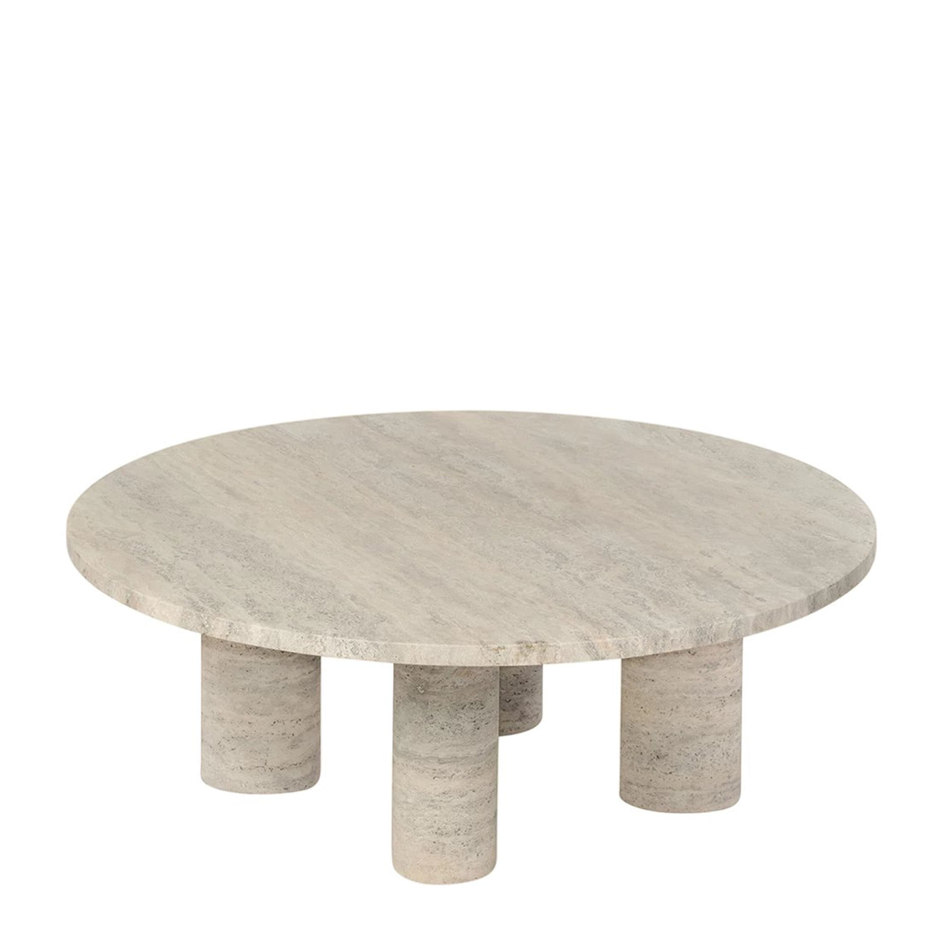 Volos Coffee Table Travertine Ø75