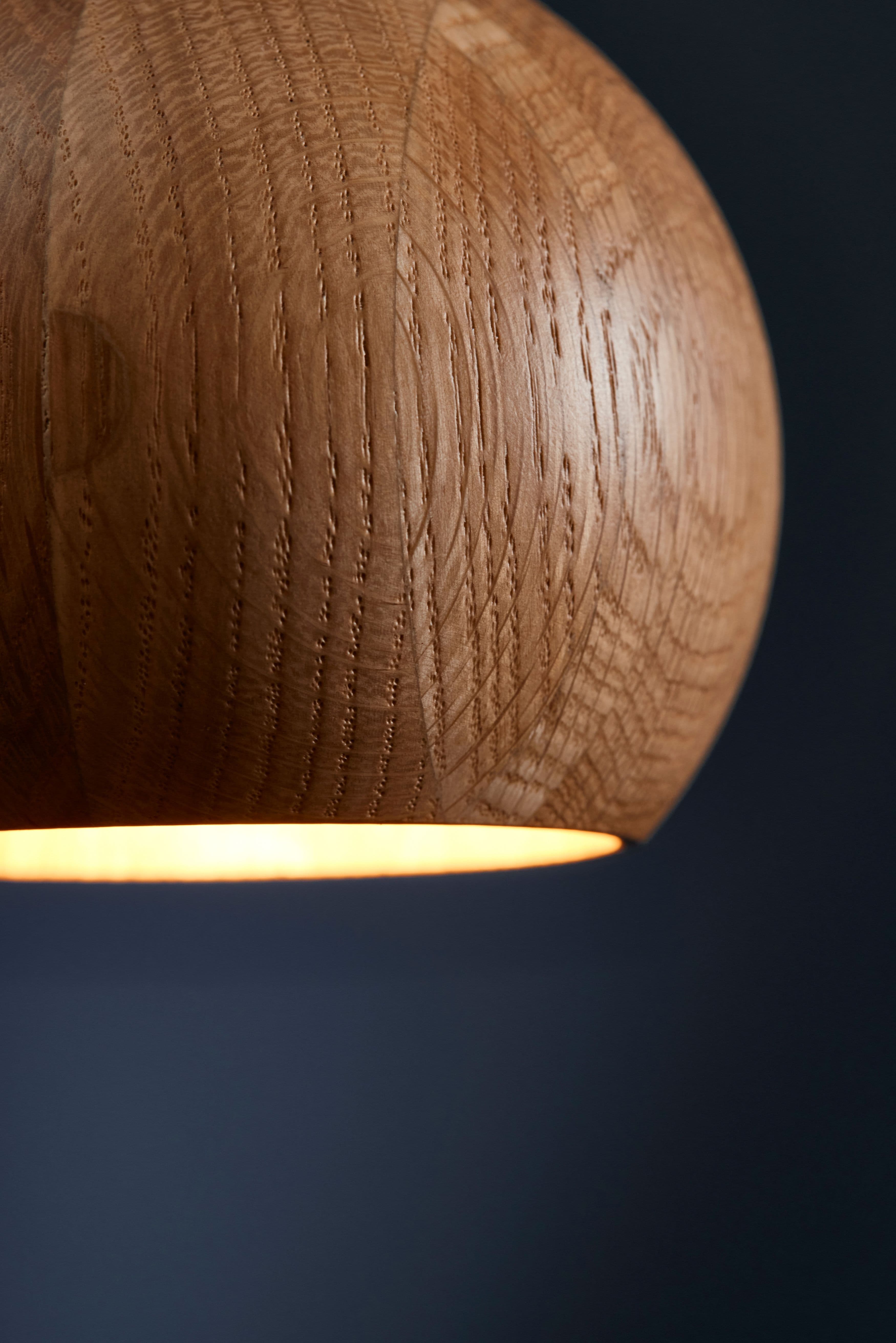 Ball Ceiling Light Oak Ø12