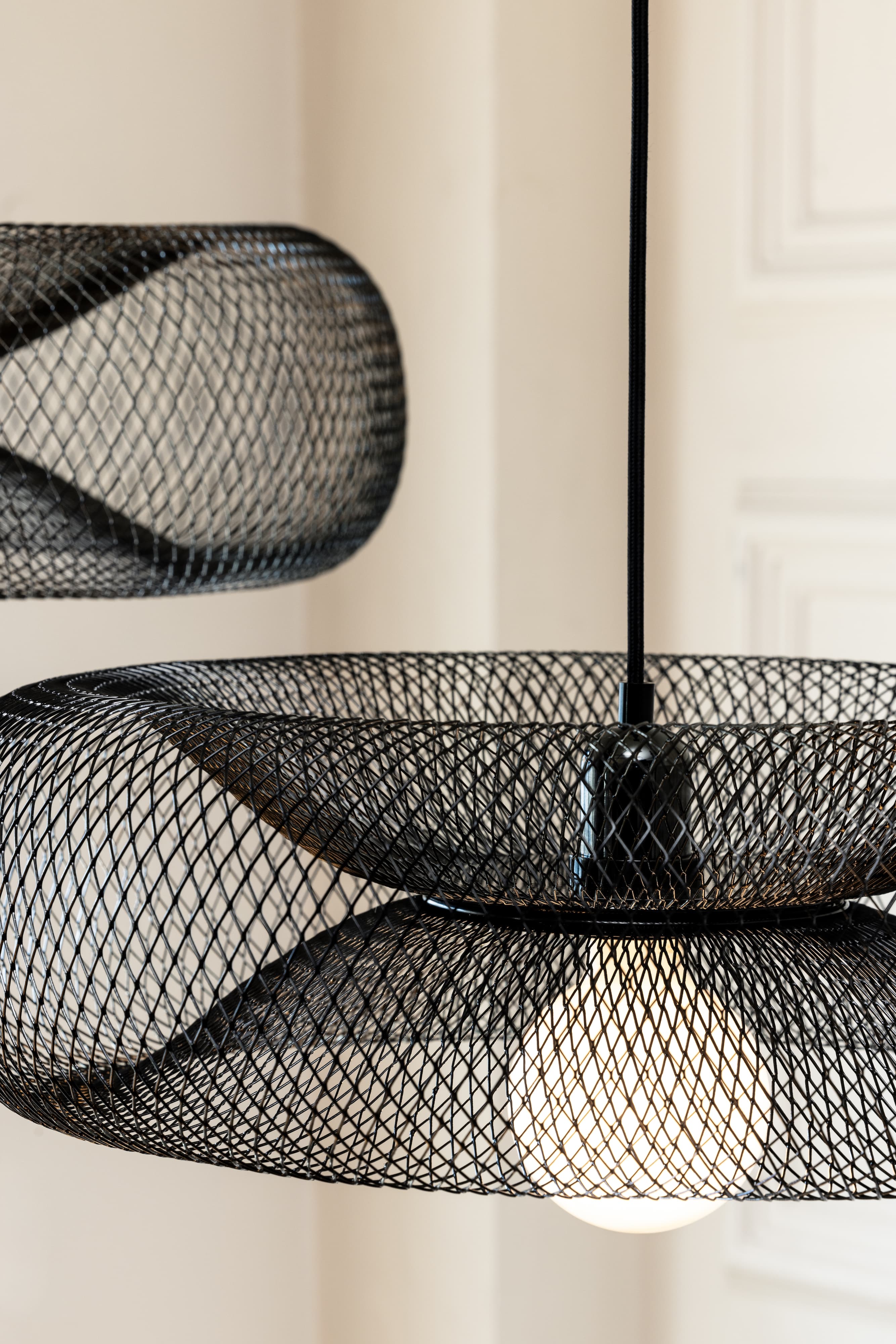 Torus Deckenlampe Schwarz Ø50