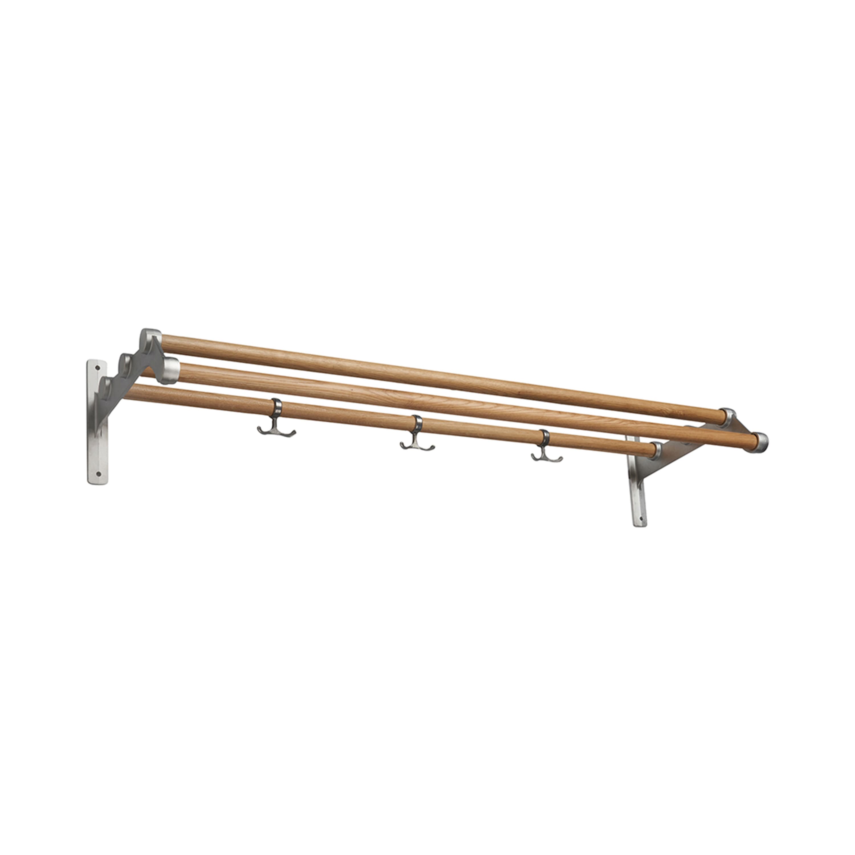 Nostalgi 291 Hutablage Eiche/Aluminium 100cm
