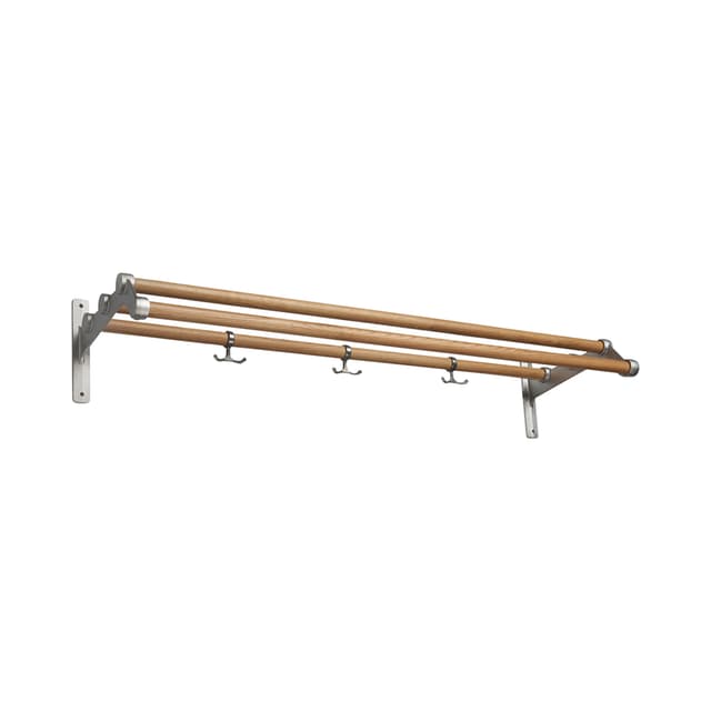 Nostalgi 291 Hutablage Eiche/Aluminium 100cm