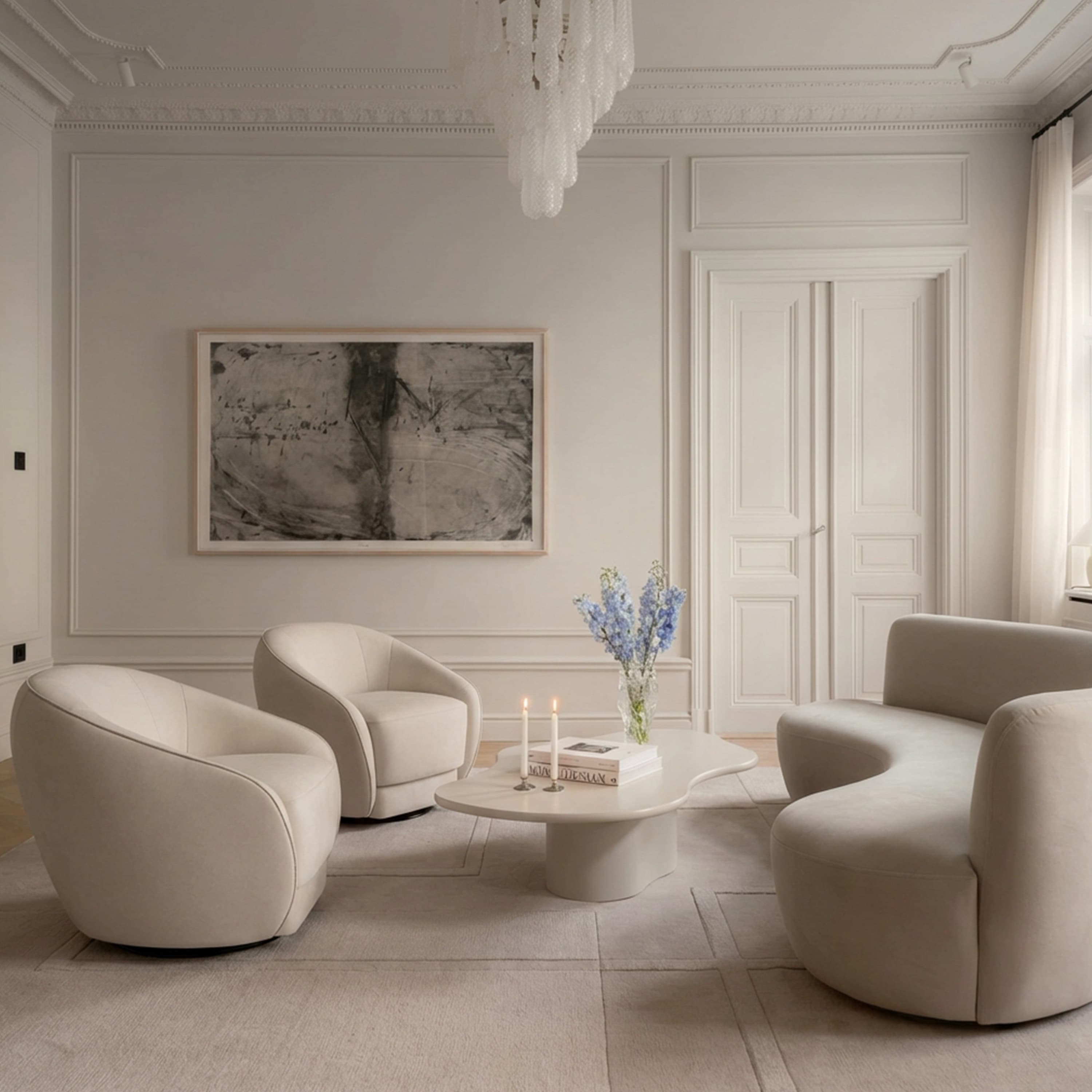 Alba Lounge-Sessel Beige 86cm