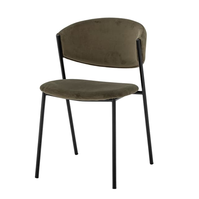 Marlo Stuhl Bouclé Weiß
