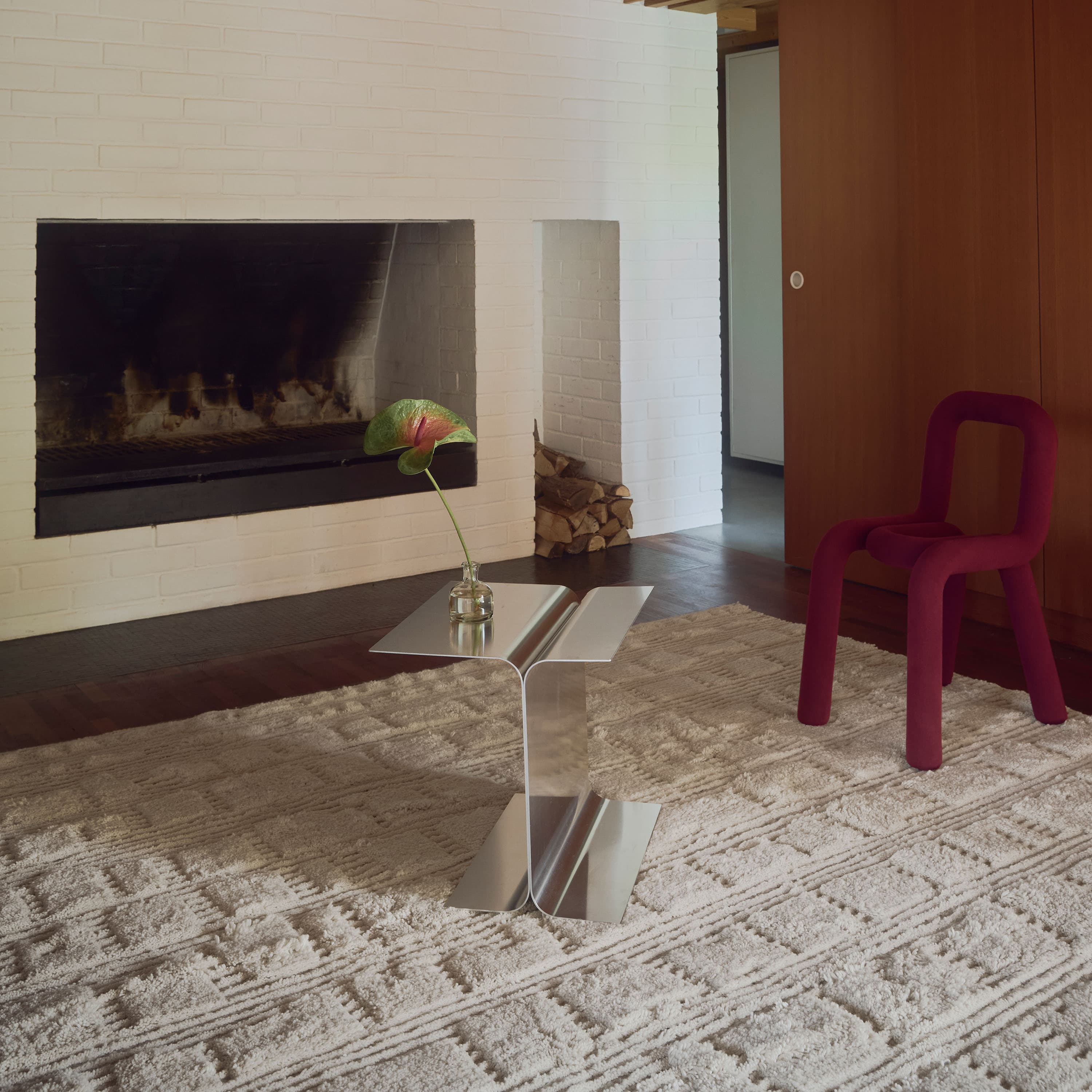 Lydahl Wollteppich Offwhite 250x350