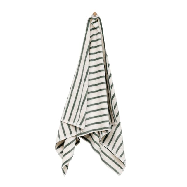 Everyday Stripe Towel Nordic Green 50x90