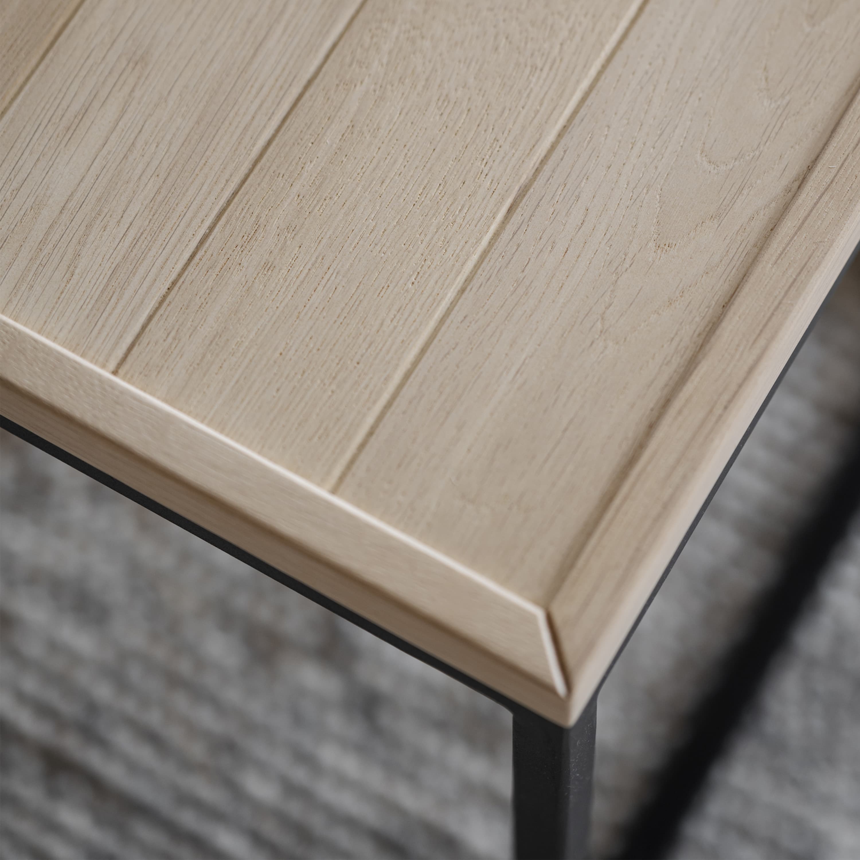 Deerfield Couchtisch Weiß pigmentiert 80 cm
