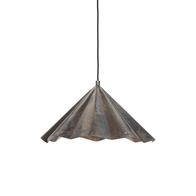 Flola Deckenlampe Antikbraun Ø50