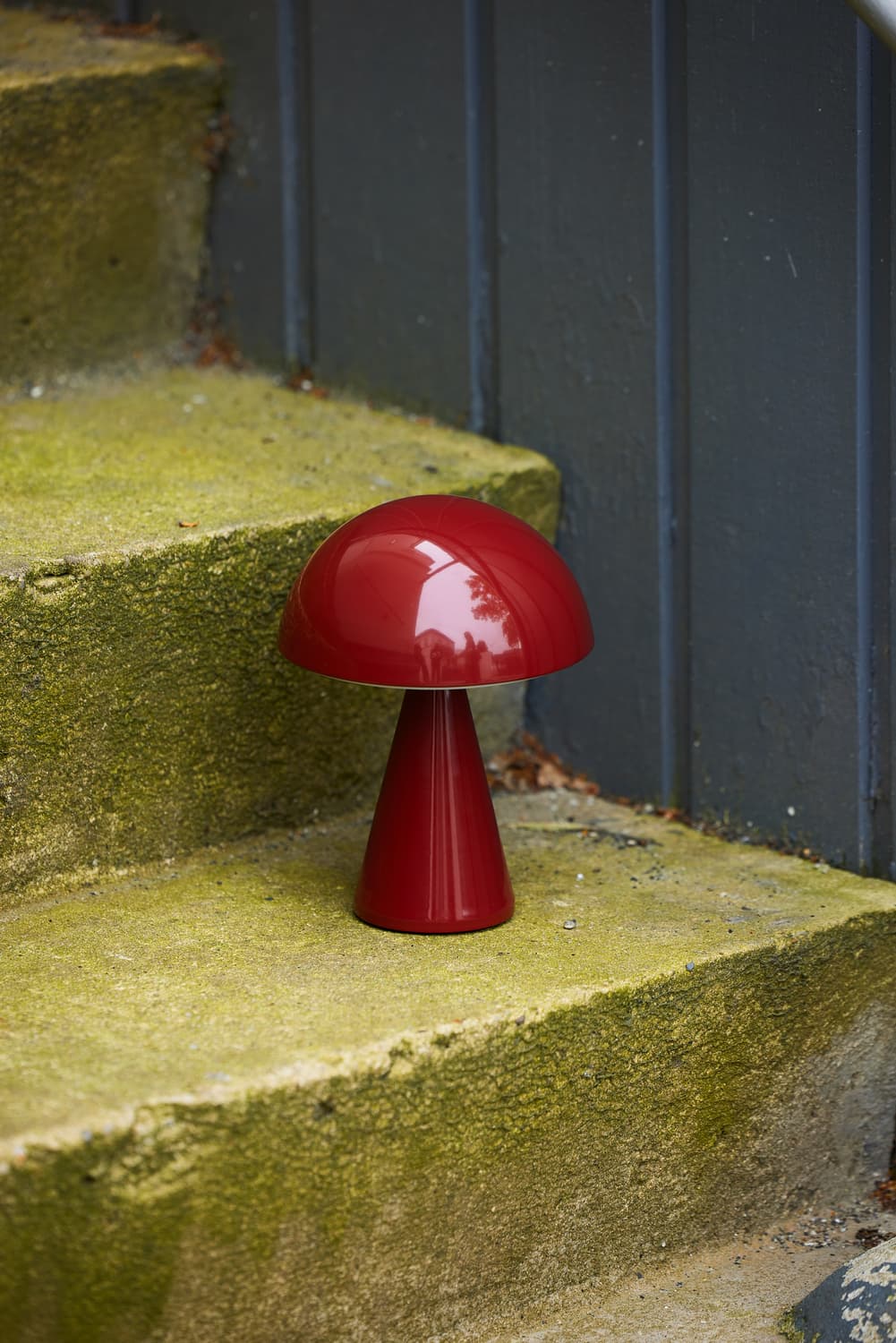 Mush Tragbare Tischlampe Rot 20cm