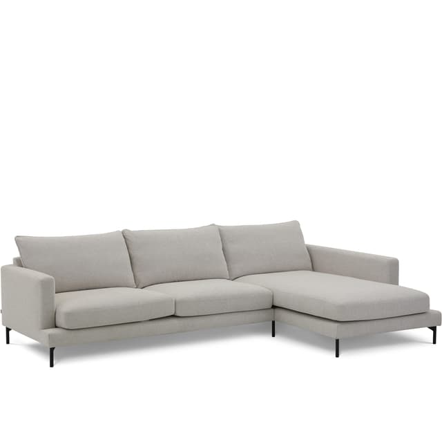 Olivia 4-Sitzer Chaiselongue Sofa Rechts Natur 297cm