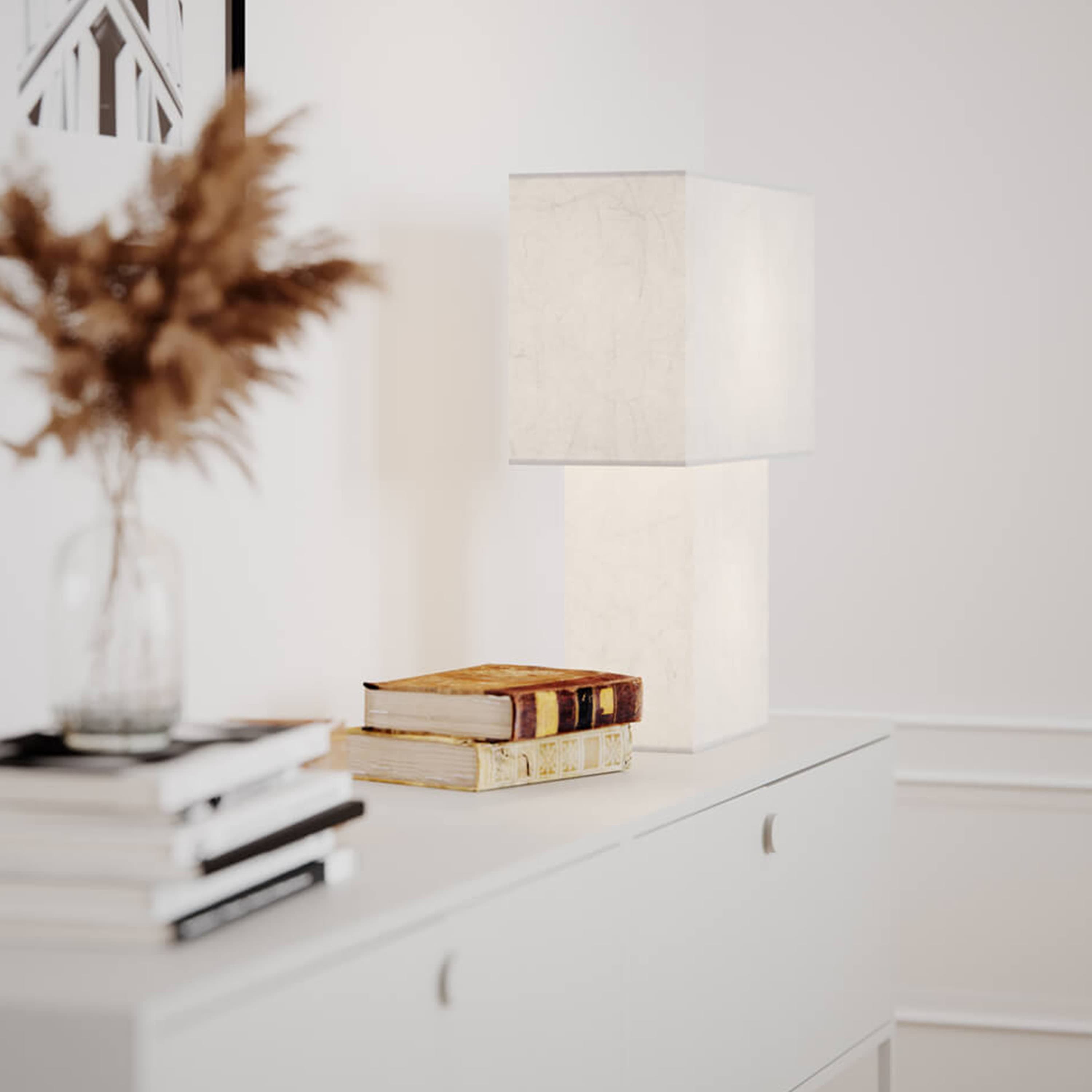 iSquare Bordslampa Vit 50cm