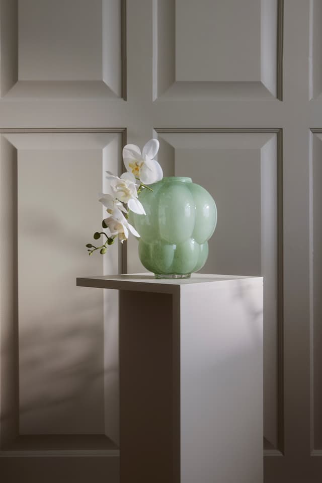 Uva Vase Glass Pastel Green 22cm