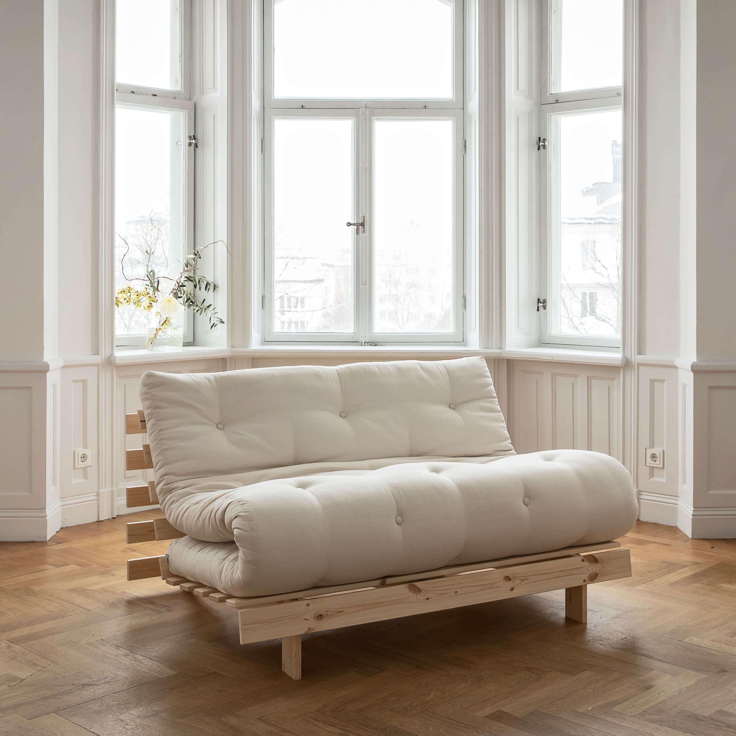 Roots Schlafsofa Natur/Natural 140cm