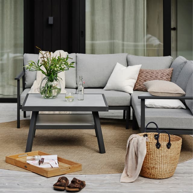 Samvaro Soffbord Antracit 90x90