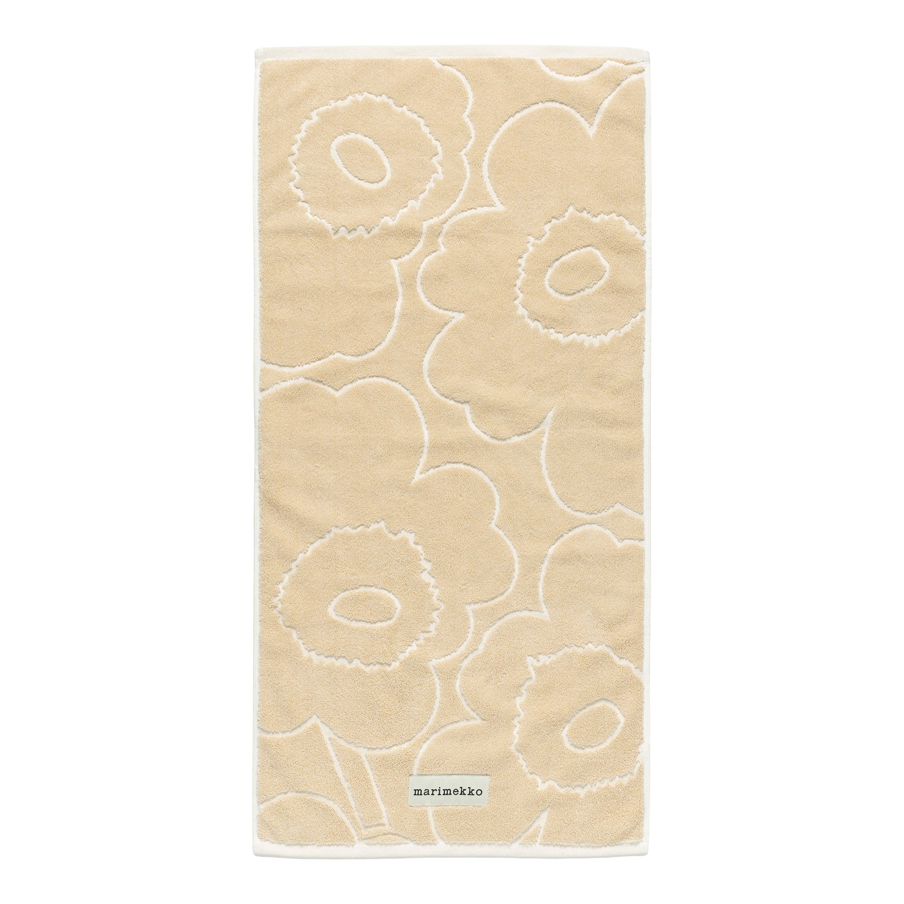 Piirto Unikko Handtuch Straw/Off White 50x100