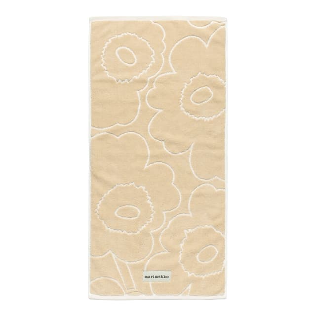 Piirto Unikko Handtuch Straw/Off White 50x100