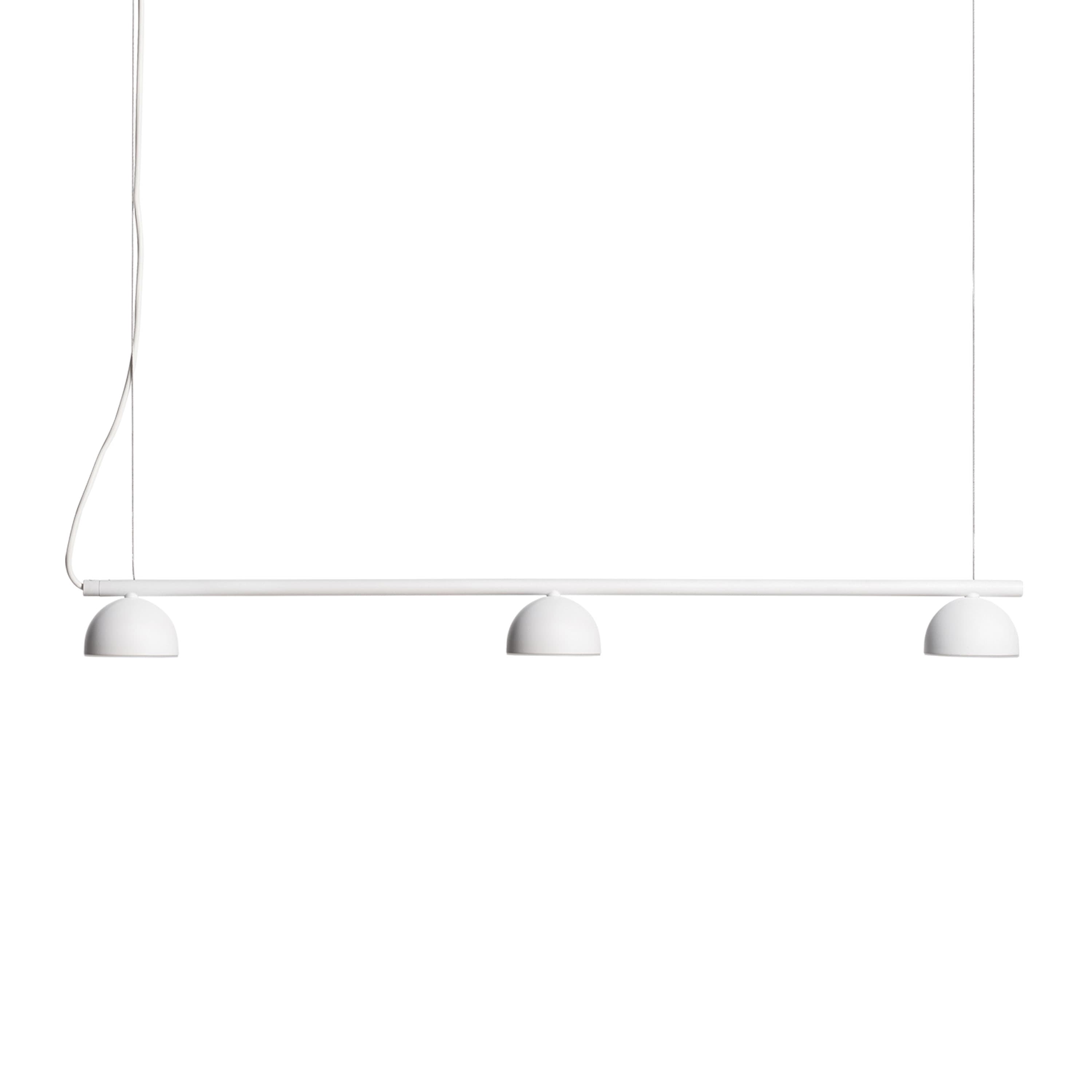 Blush Rail 3 Pendelleuchte White Matt