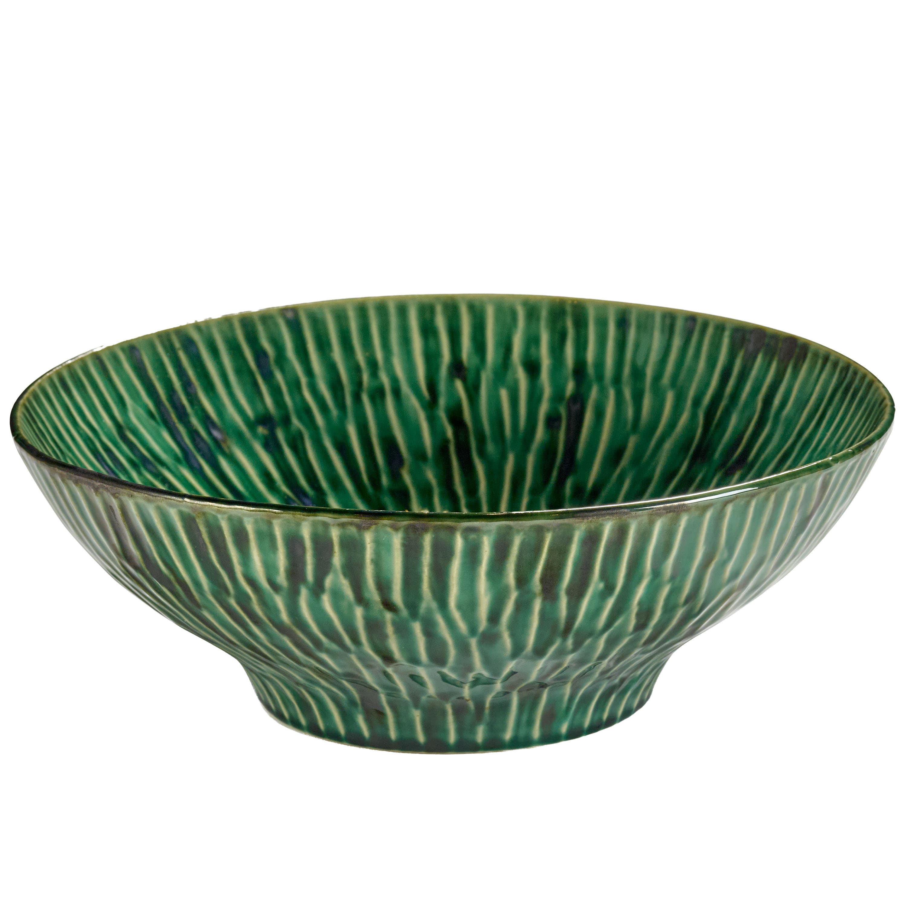 Lanza Serving Bowl Green Verde Ø30