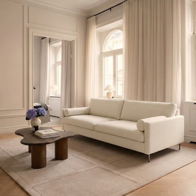 Åre 4-Sitzer Sofa Creme 257cm
