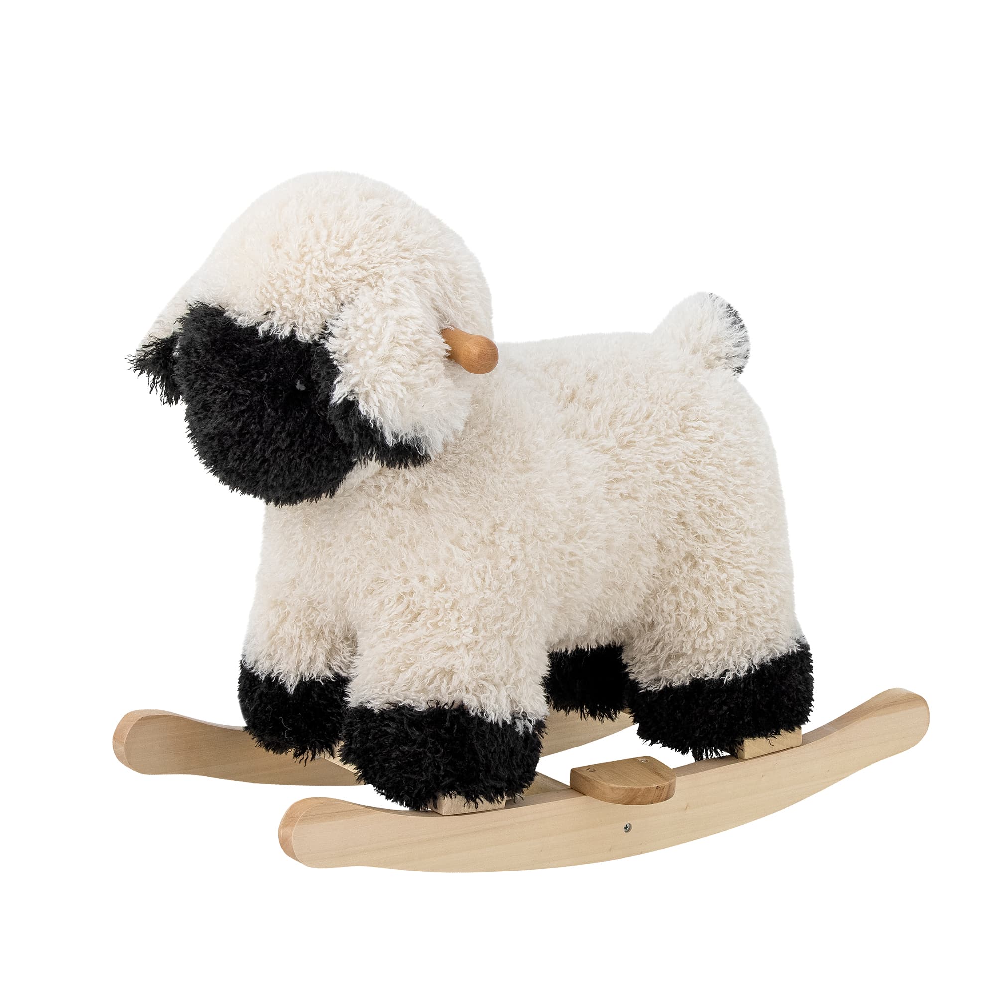 Dolly Får Schaukelpferd Weiß