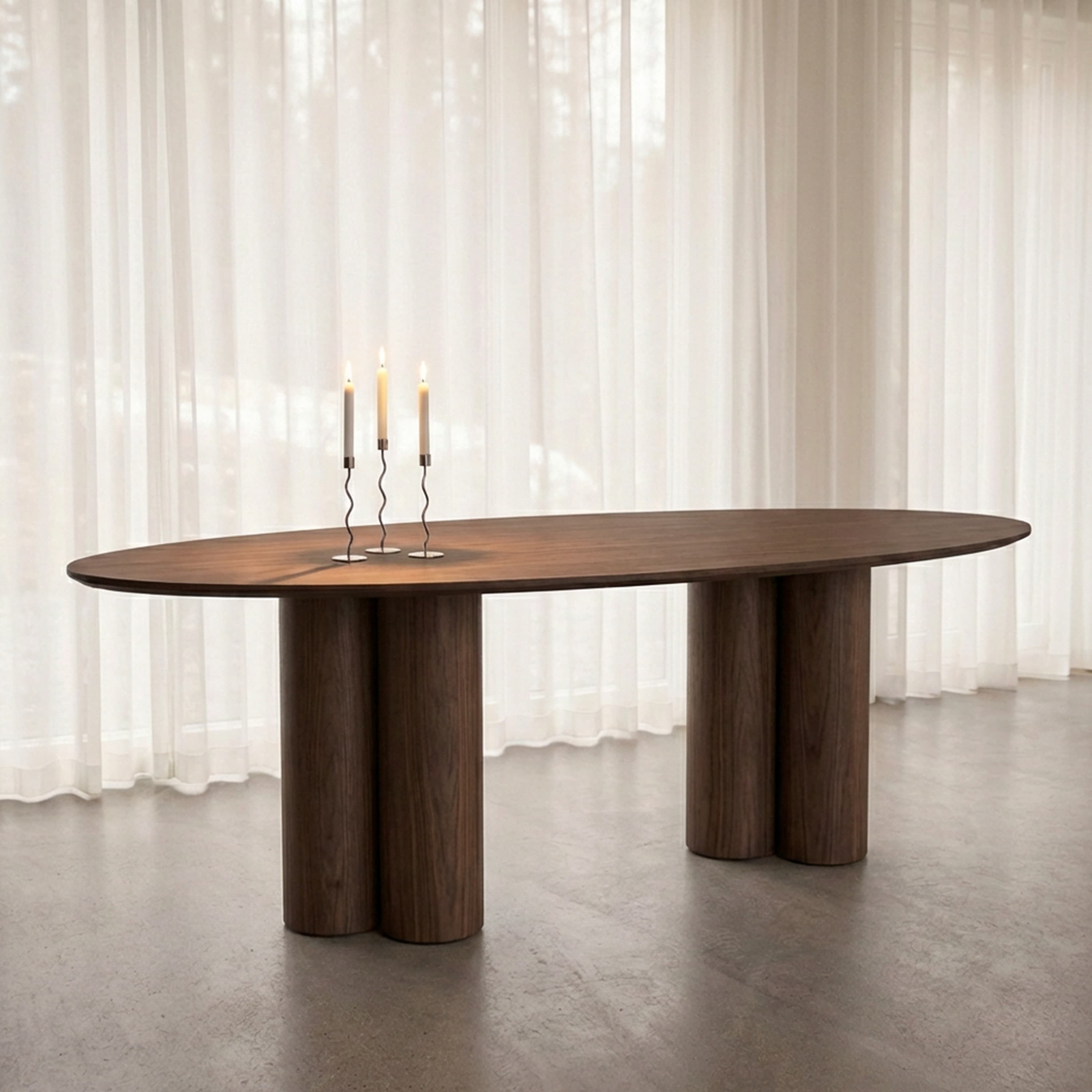 Laura Esstisch Braun Gebeizte Eiche 220cm
