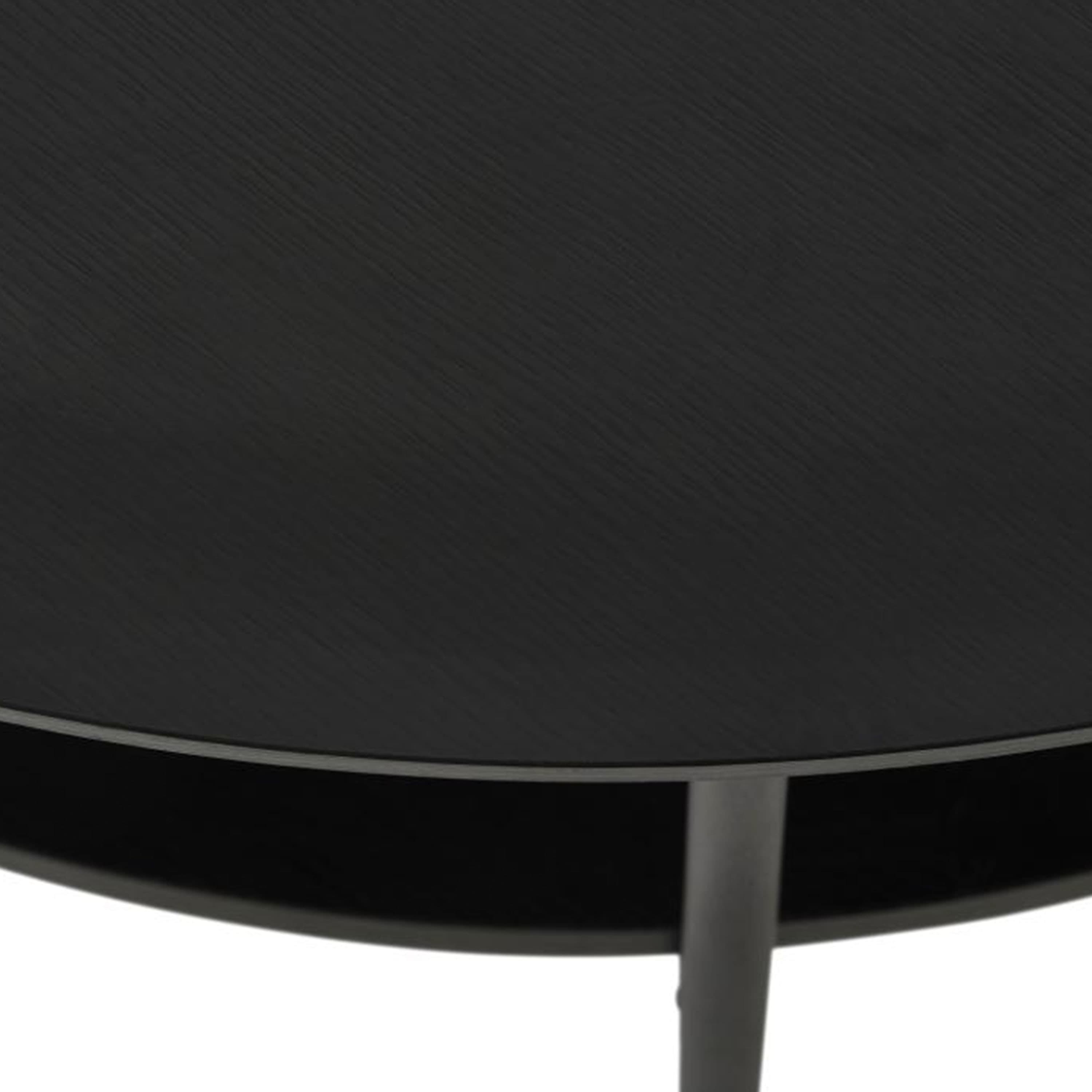 Elin Coffee Table Black Ø80