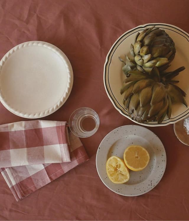 Bertel Napkin Terra/Soda Set of 4