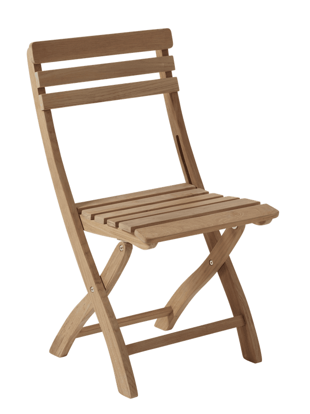 Clarish Klappstuhl aus Teakholz