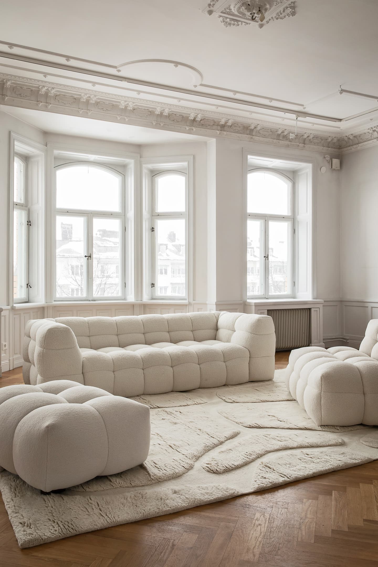 Vienna Wollteppich Offwhite 170x230