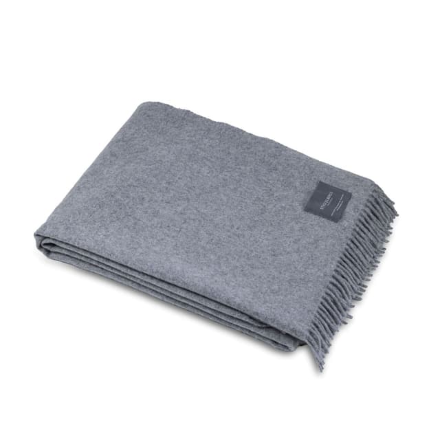 Solid Recycle Alpaca Plaid Light Grey