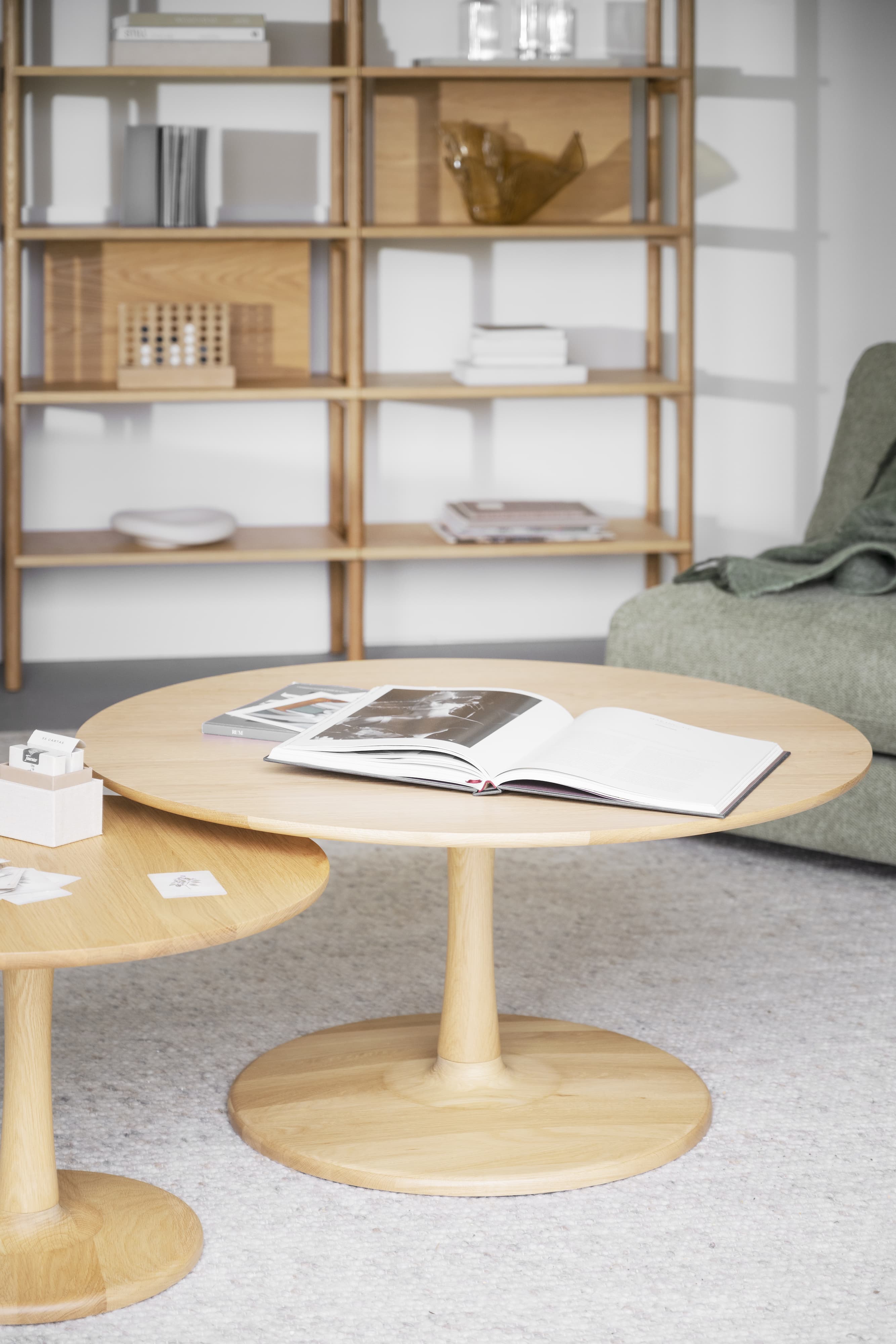 Hobart Couchtisch Eiche Ø60