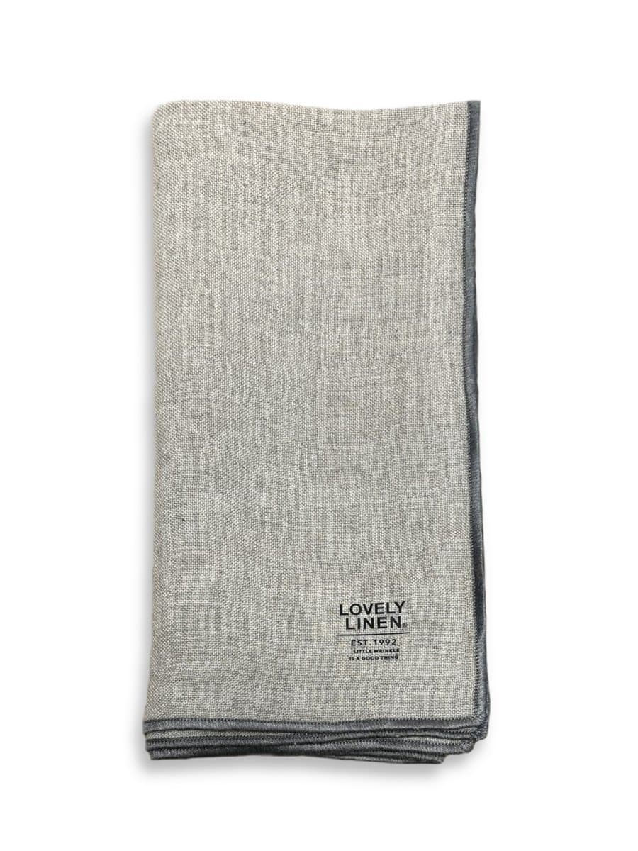 Grace Serviette Beige/Graphite 42x42 4er-pack