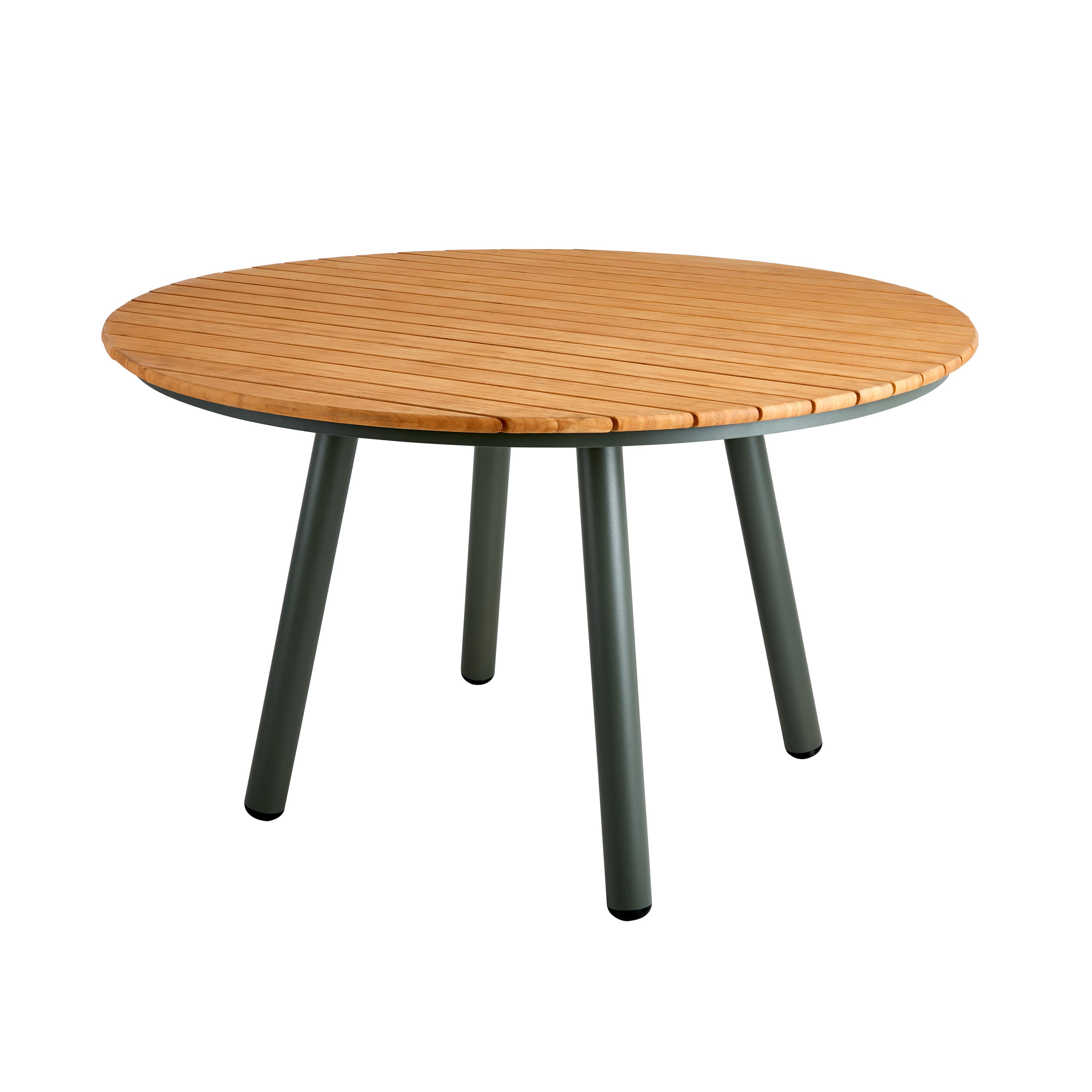 Bam Bo Matbord Nordic Green/Bambu Ø120