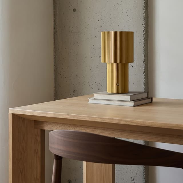 Iluma Portable Table Lamp Gold 22cm