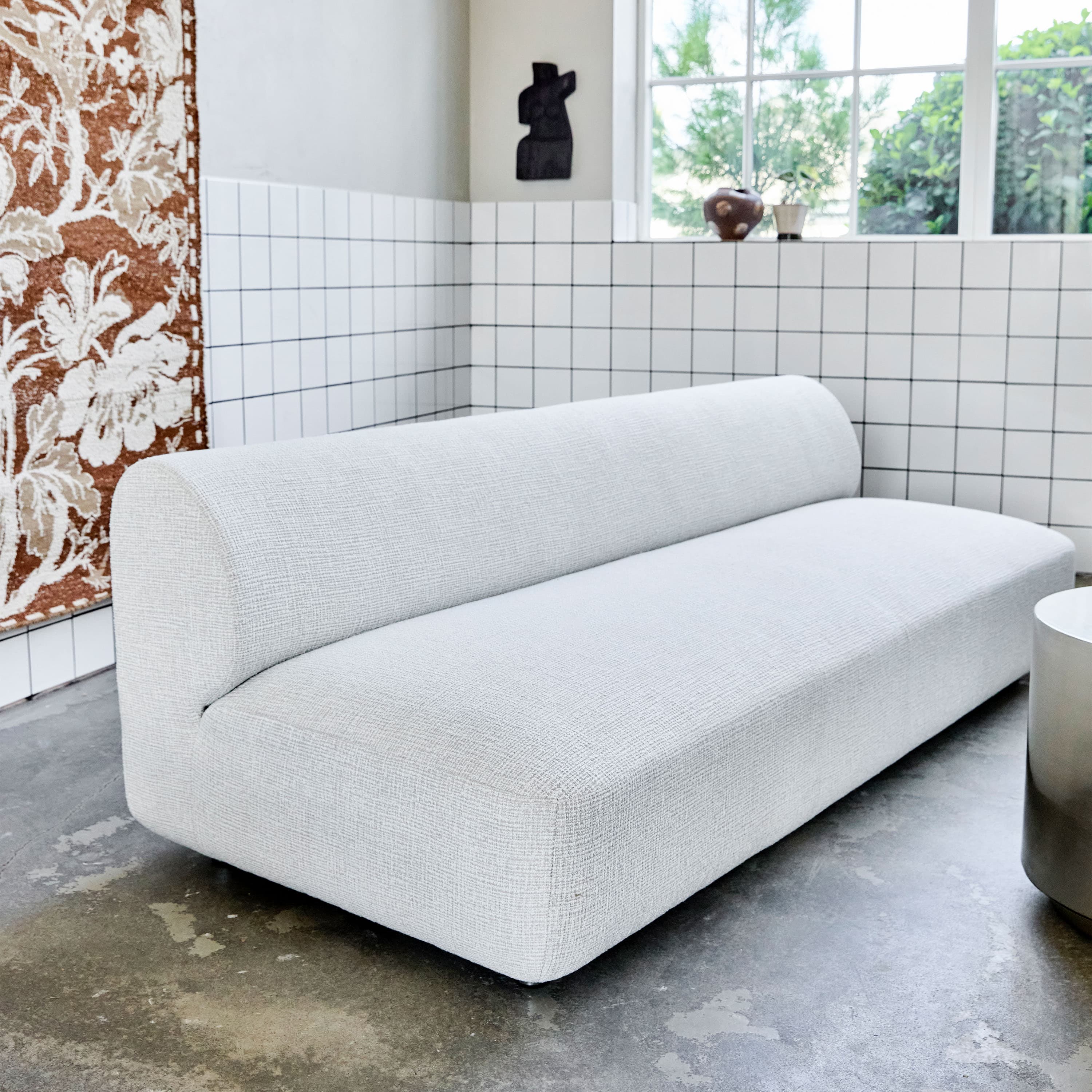 Feel Sofa Grau 225cm