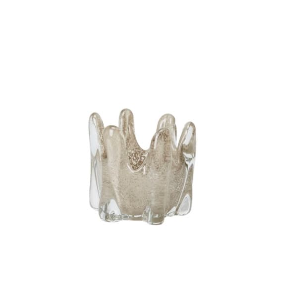 Candle Holder Taupe 10cm