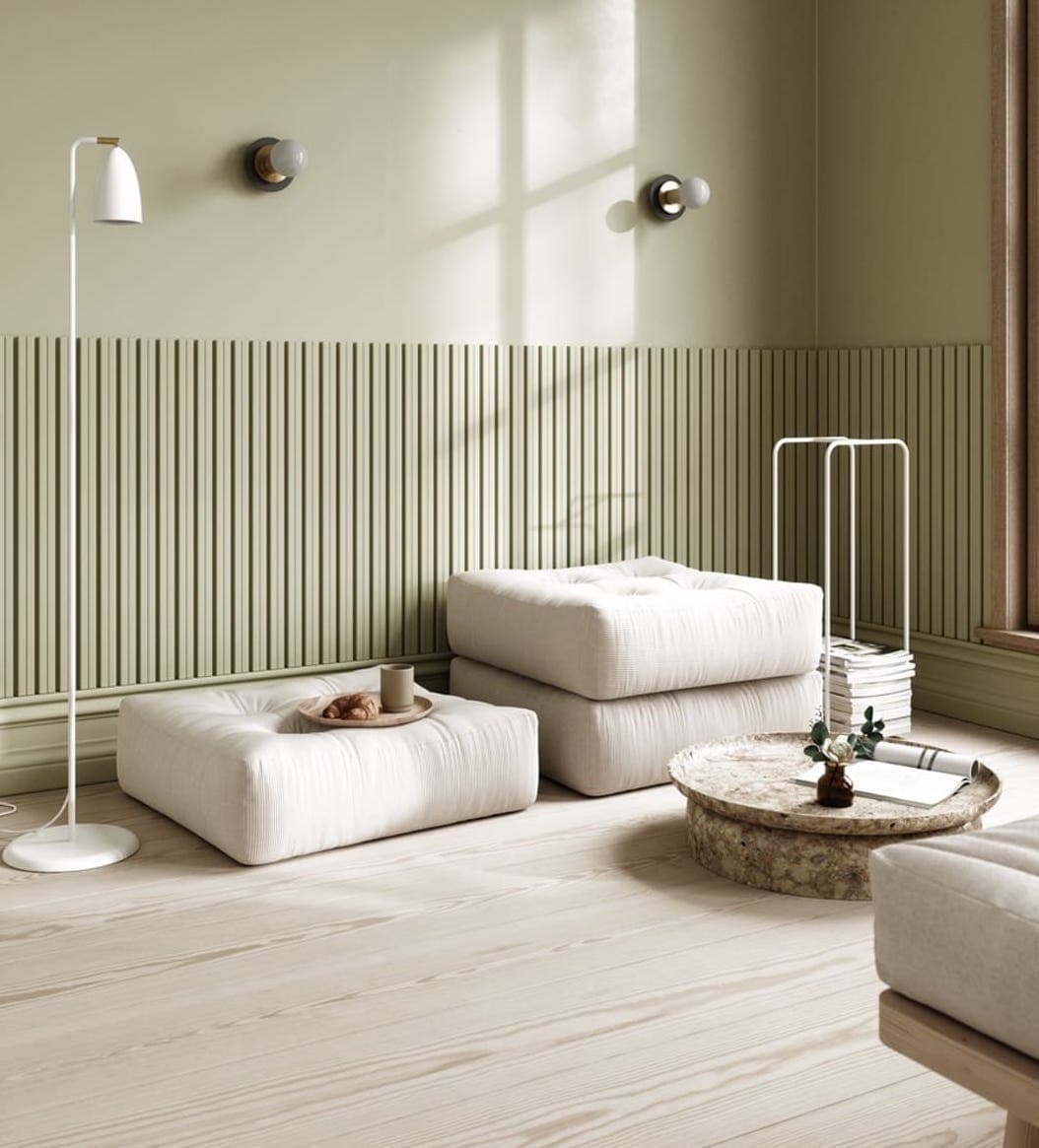 More Seat Pouf Linen 70x70cm
