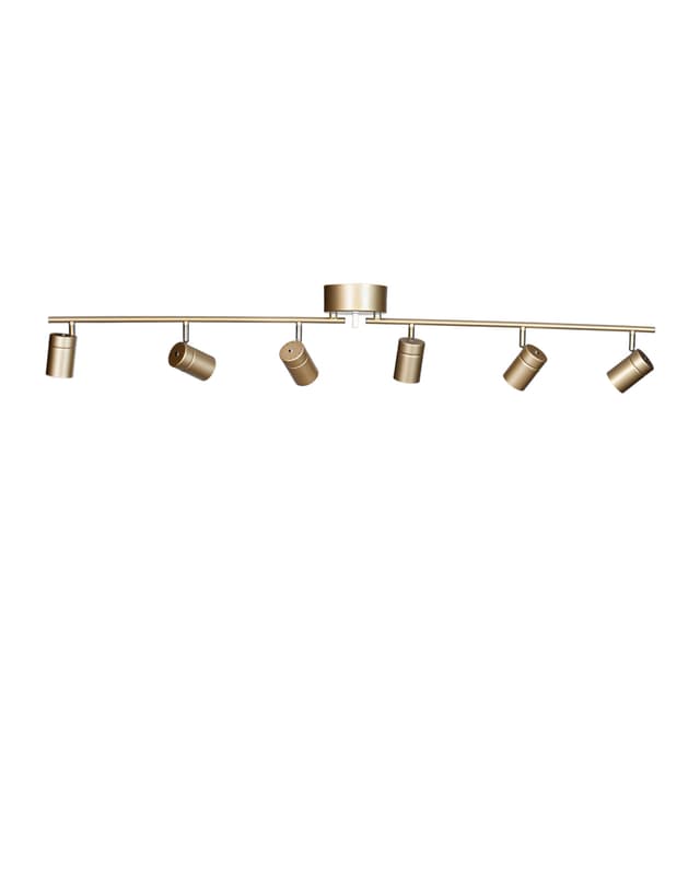 Correct Deckenspot 6-Licht Gold