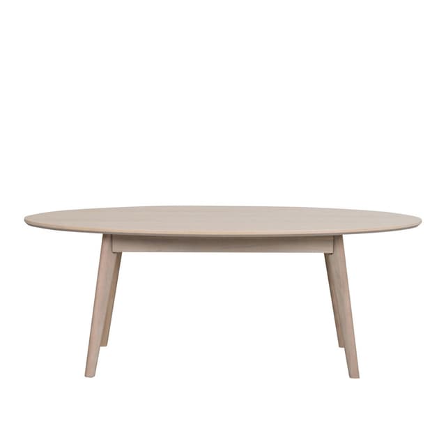 Yumi Couchtisch Weiß pigmentiert 130cm