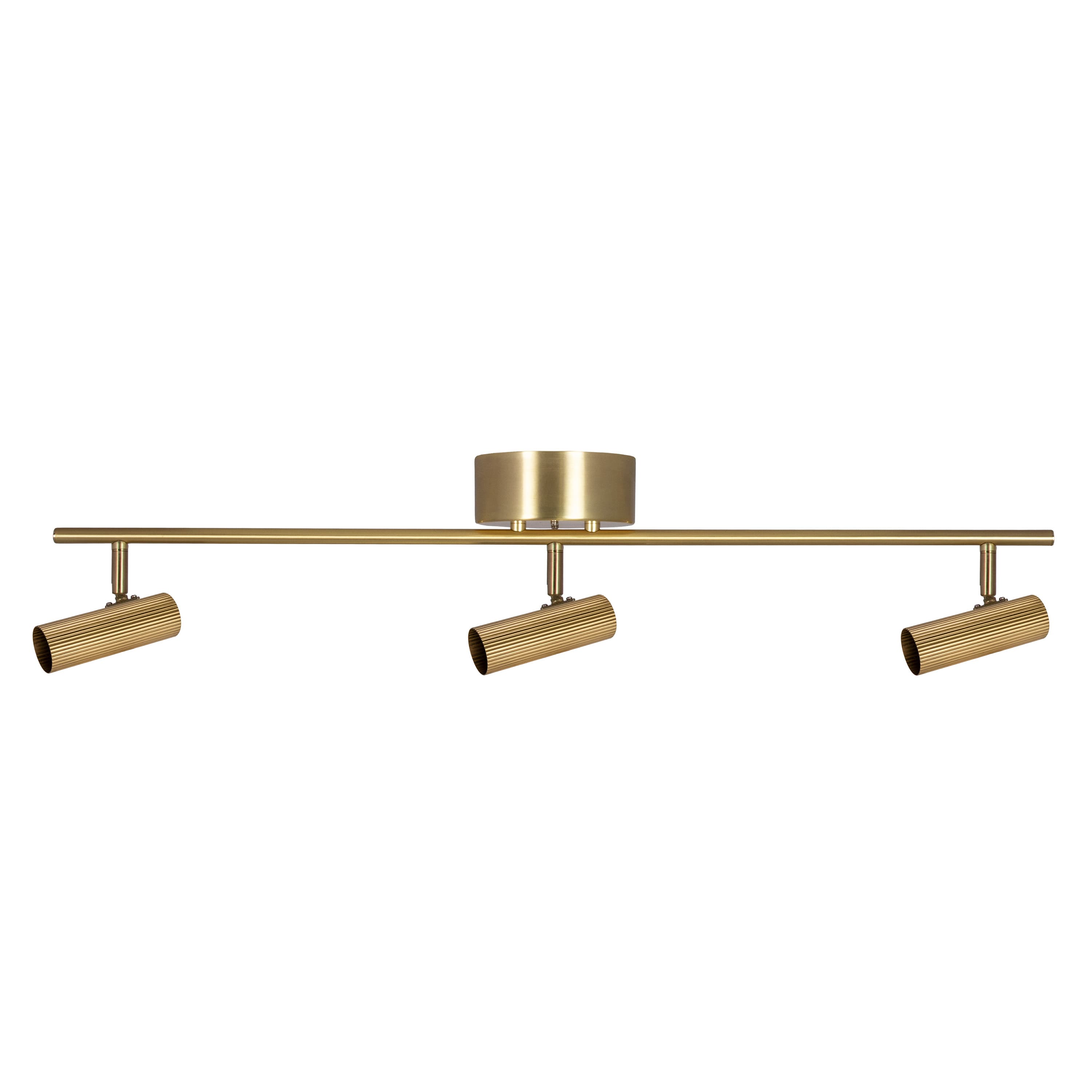 Hubble 3 Spotlight Brushed Brass