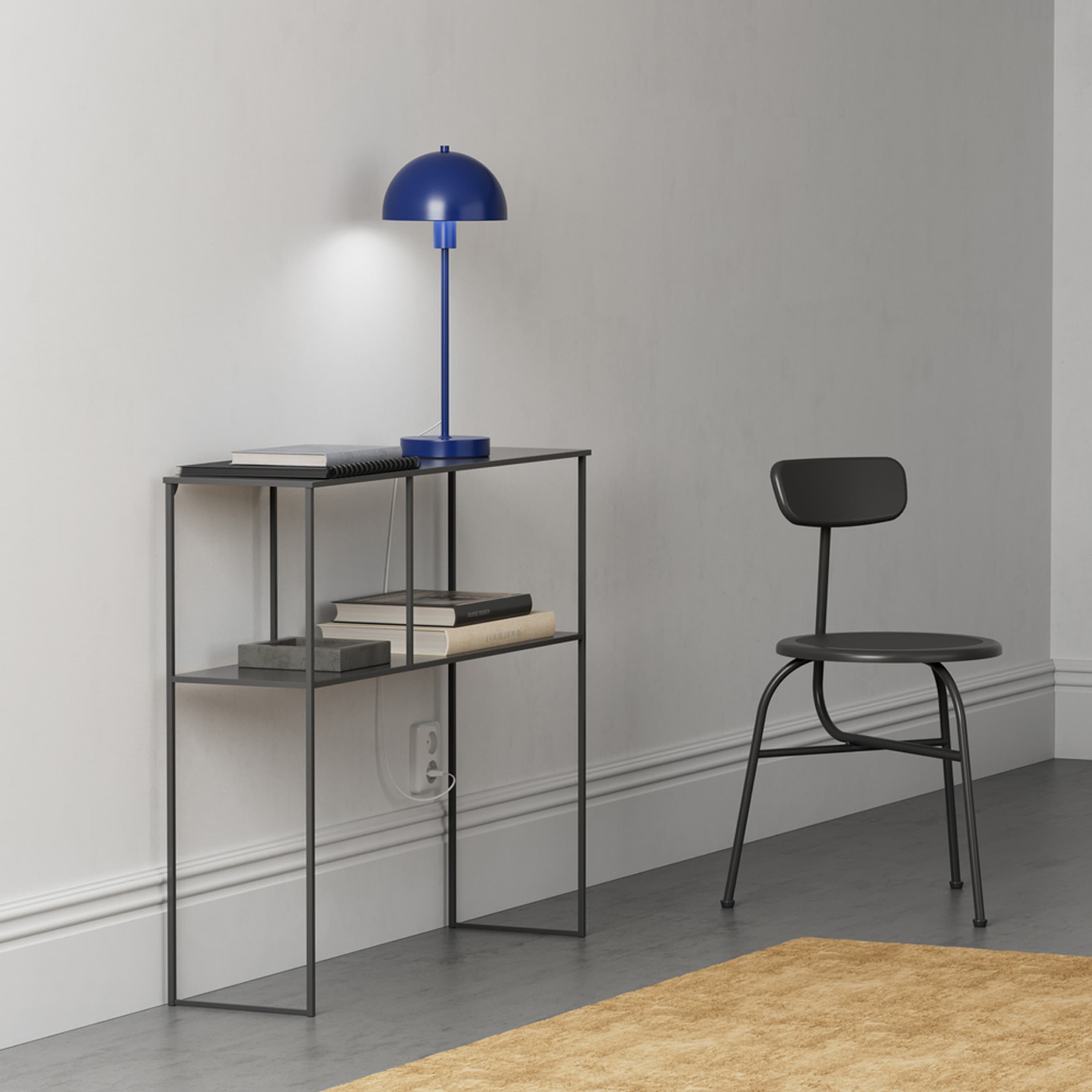Vienda Tischlampe Royal Blue
