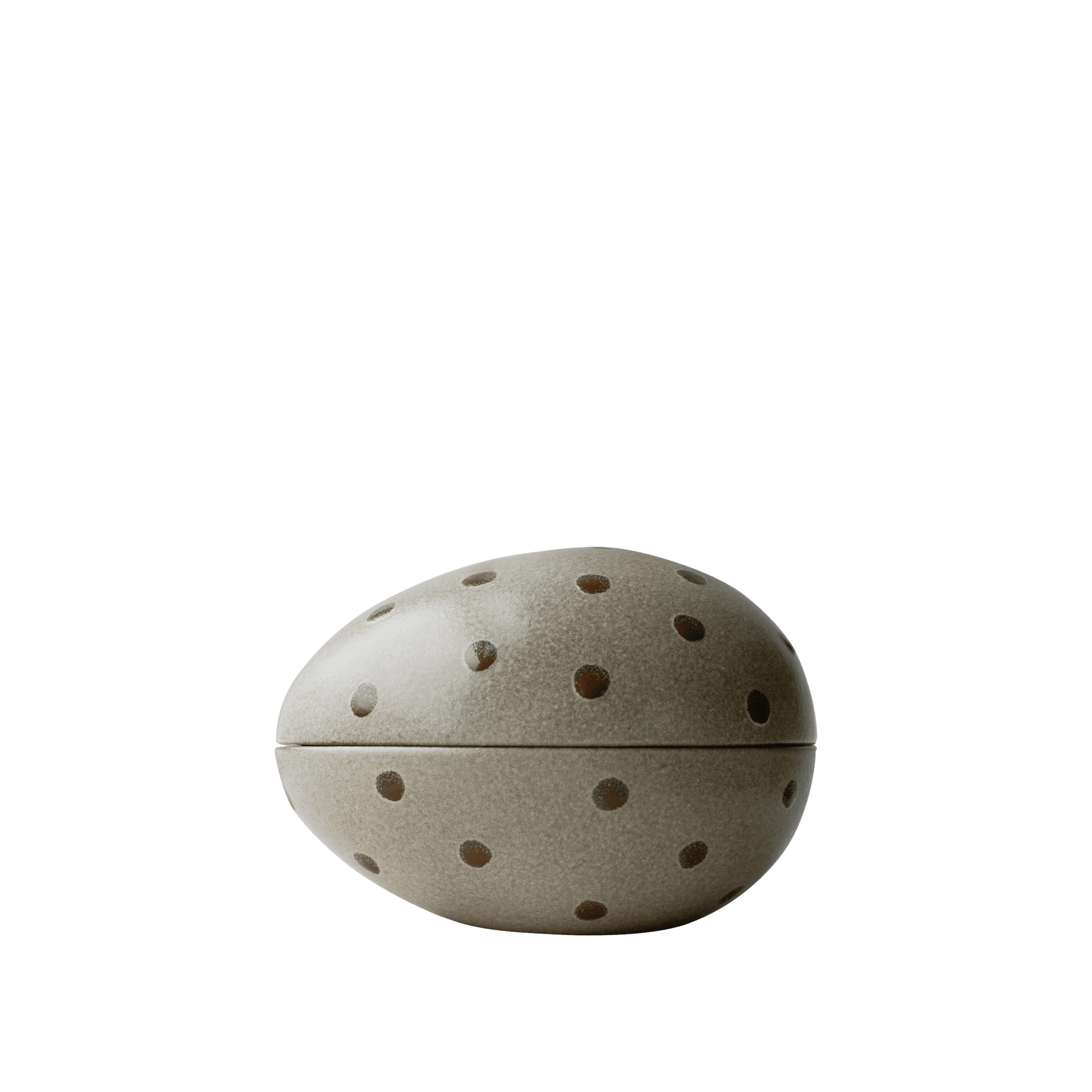 Nest Easter Egg Beige Dot