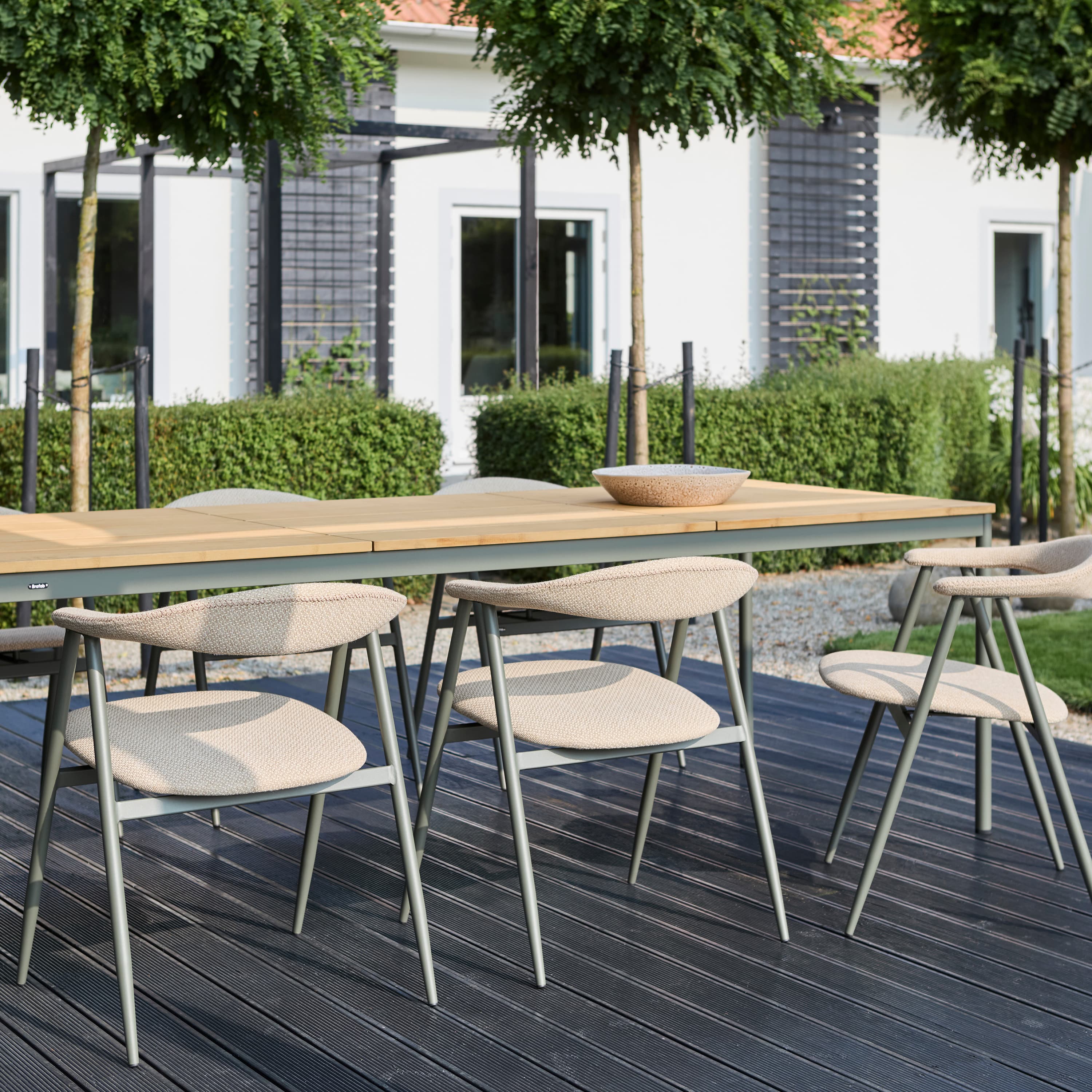 Nox Matbord Dusty Green/Bambu 238cm