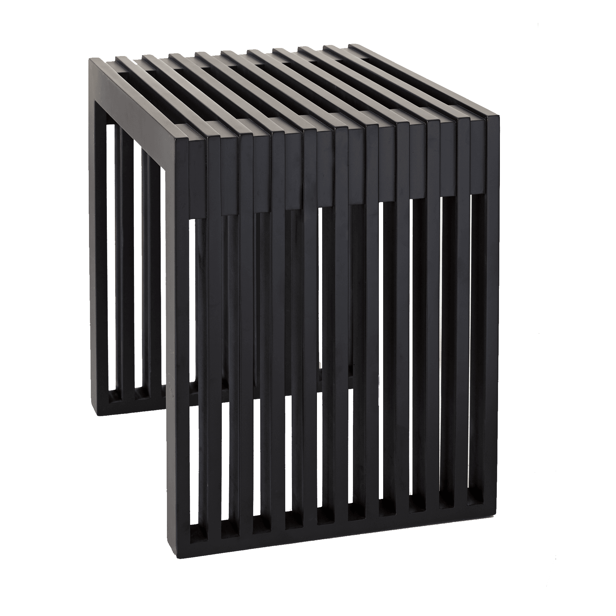Rib Beistelltisch Schwarz 45cm